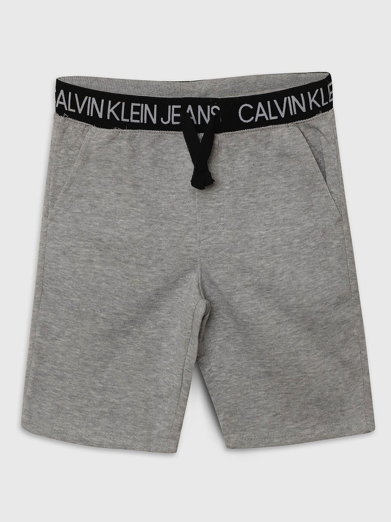 Short Niño Fleece Gris Calvin Klein-0