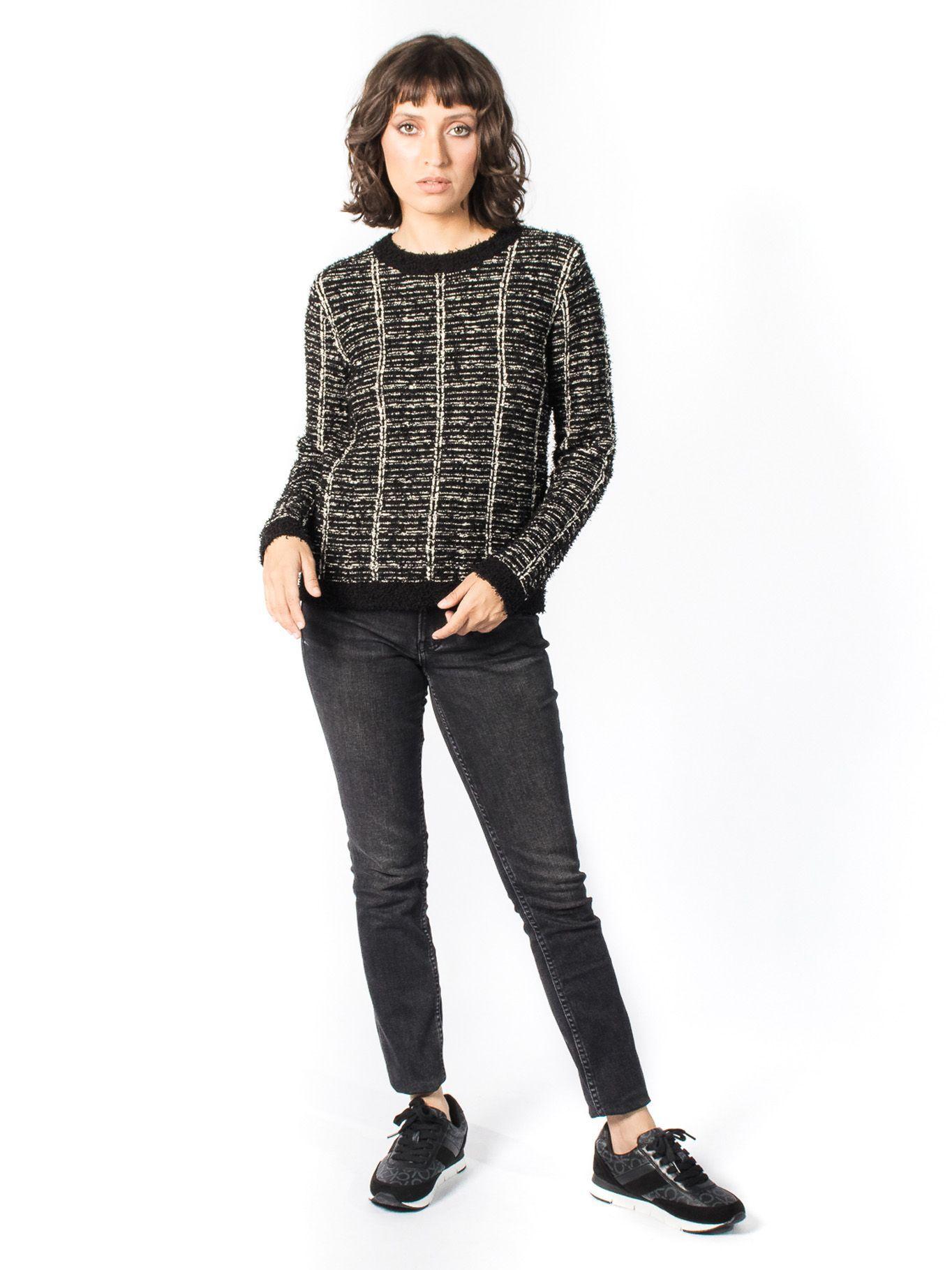 Suéter Tweed Negro Calvin Klein-0