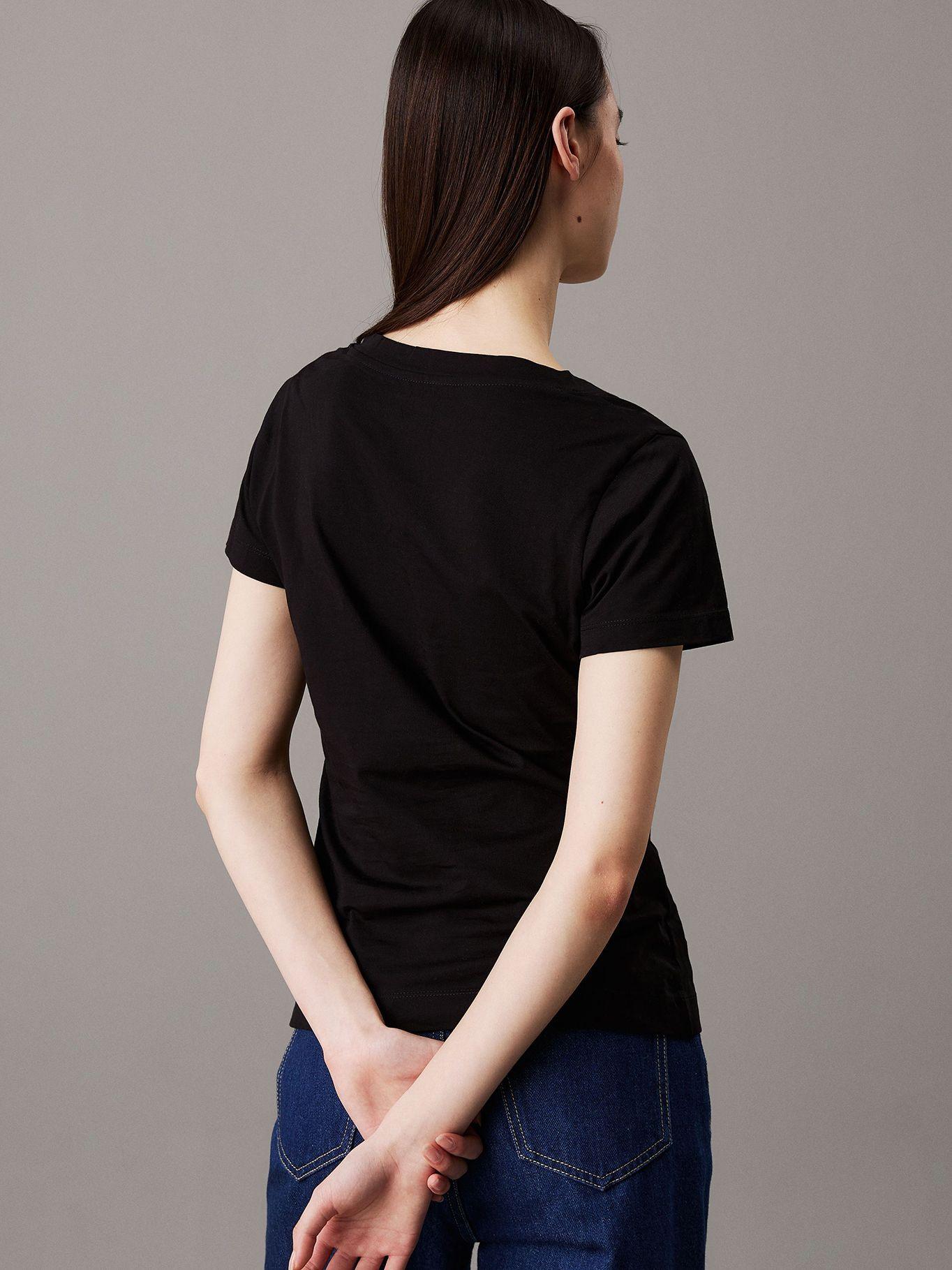 Pack 2 Poleras Monologo V-Neck Negro Calvin Klein-2