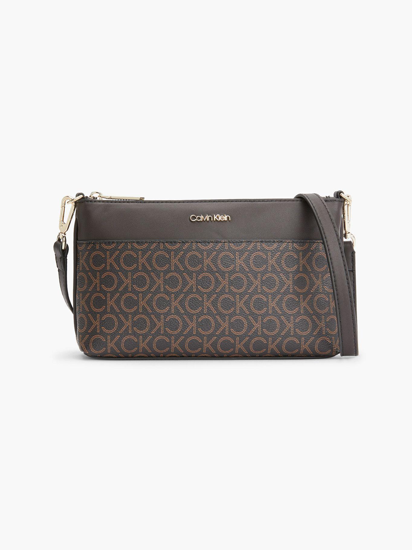 Cartera Ck Must Crossbody Mono Café Calvin Klein-0