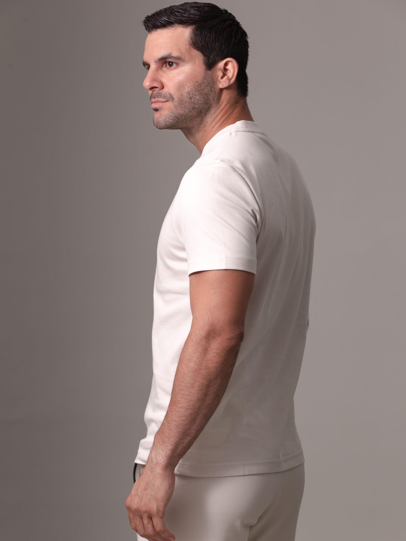 Polera Lux Tech Zip Pocket Blanco Calvin Klein-3