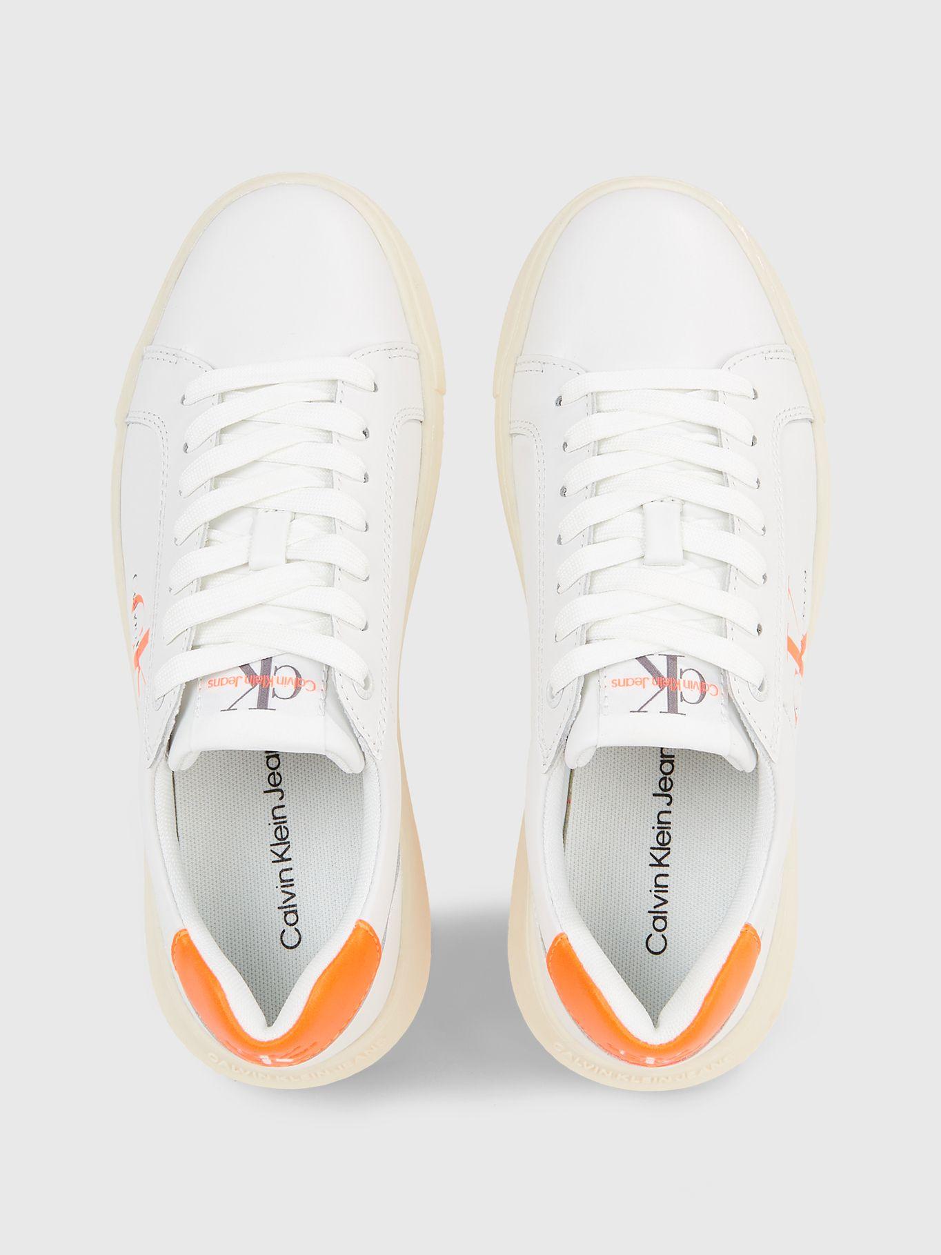 Zapatilla Chunky Cupsole Laceup Blanco Calvin Klein-2
