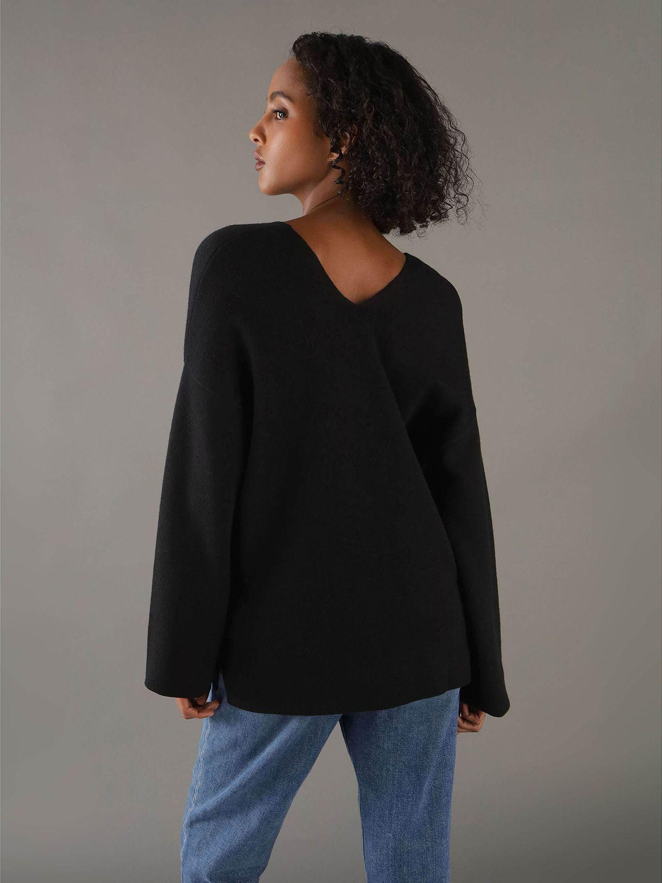 Sweater Wool Blend Negro Calvin Klein-2