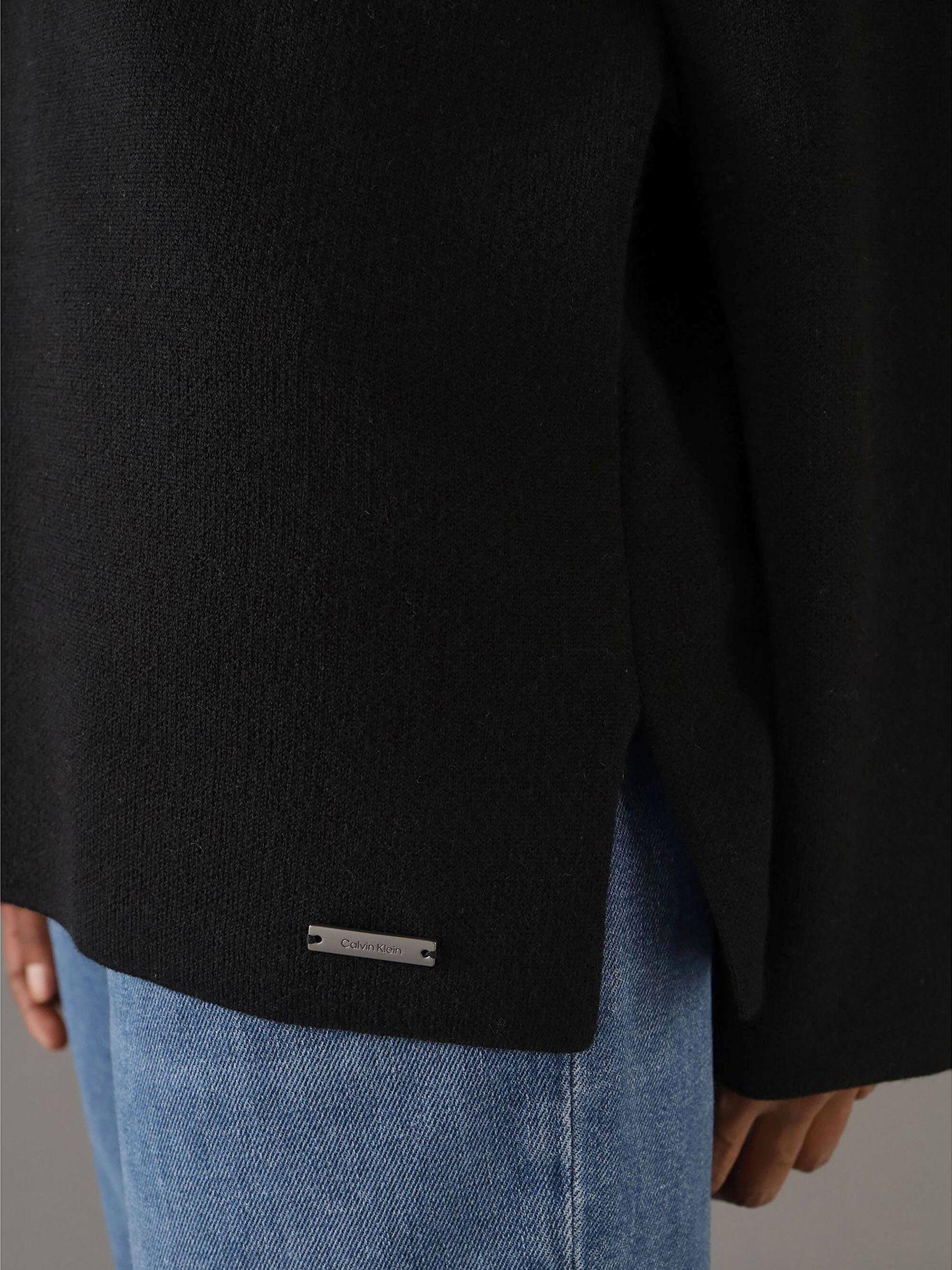 Sweater Wool Blend Negro Calvin Klein-3