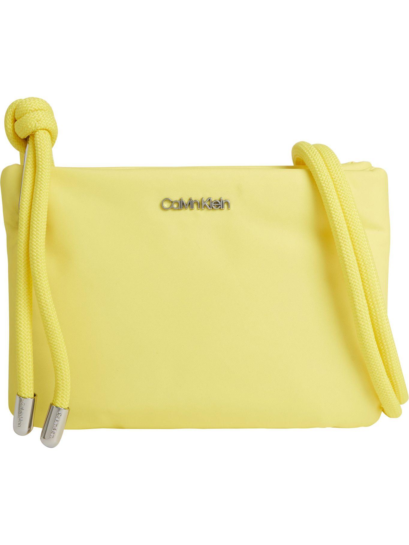 Cartera Xbody Roped Nylon Amarillo Calvin Klein-0