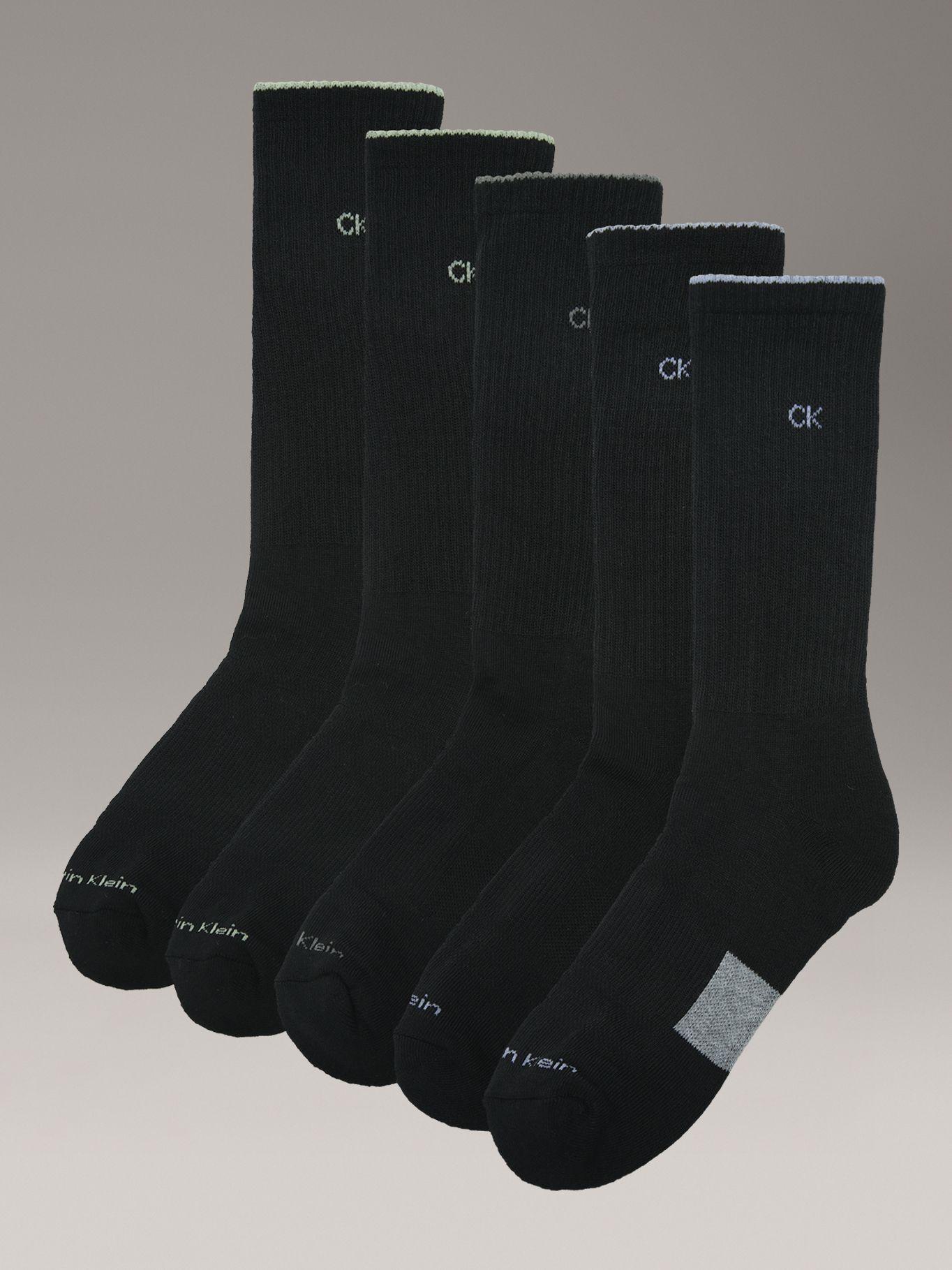 Pack de 5 Calcetines Acolchados Negro Calvin Klein-0