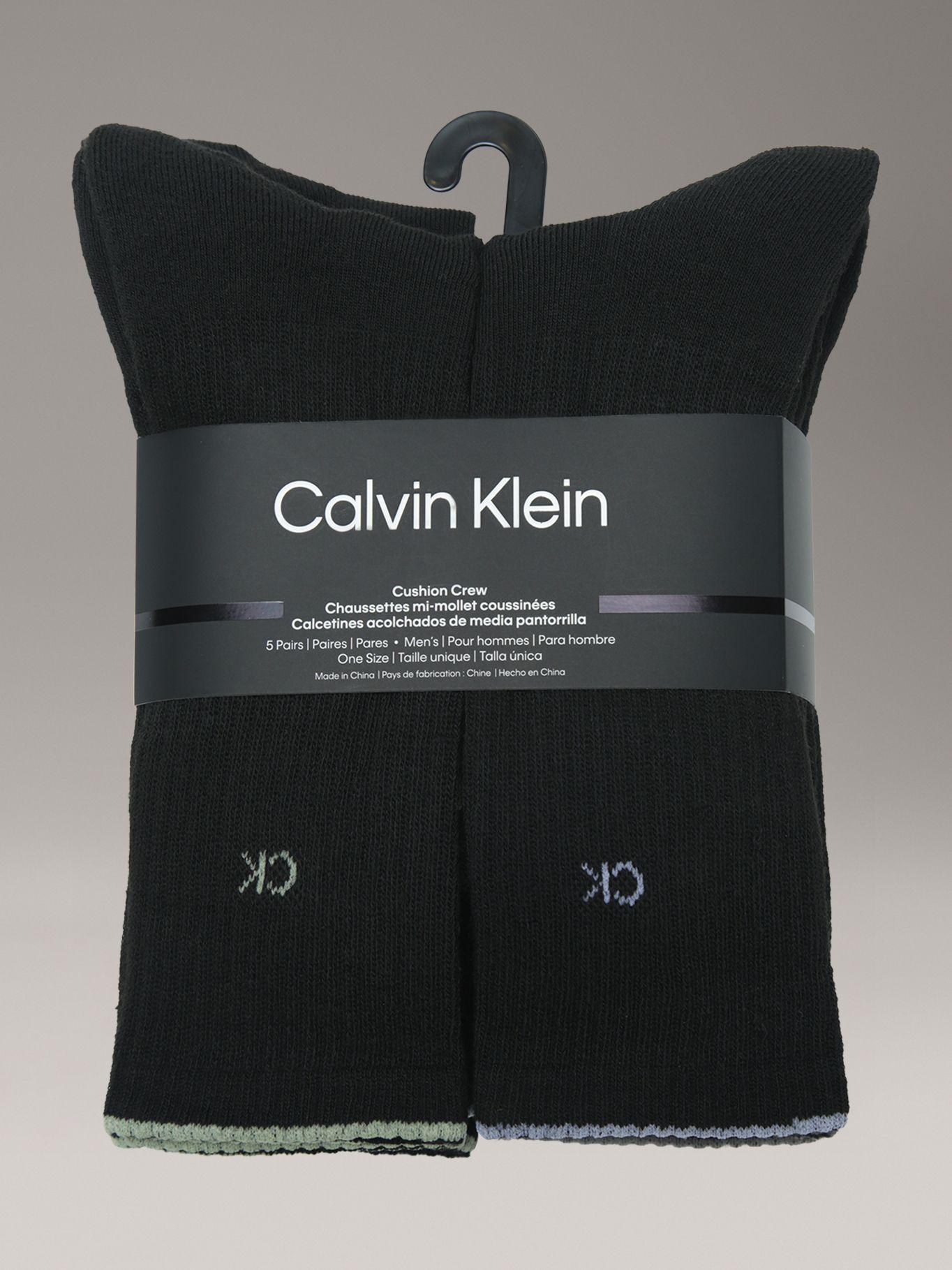 Pack de 5 Calcetines Acolchados Negro Calvin Klein-2