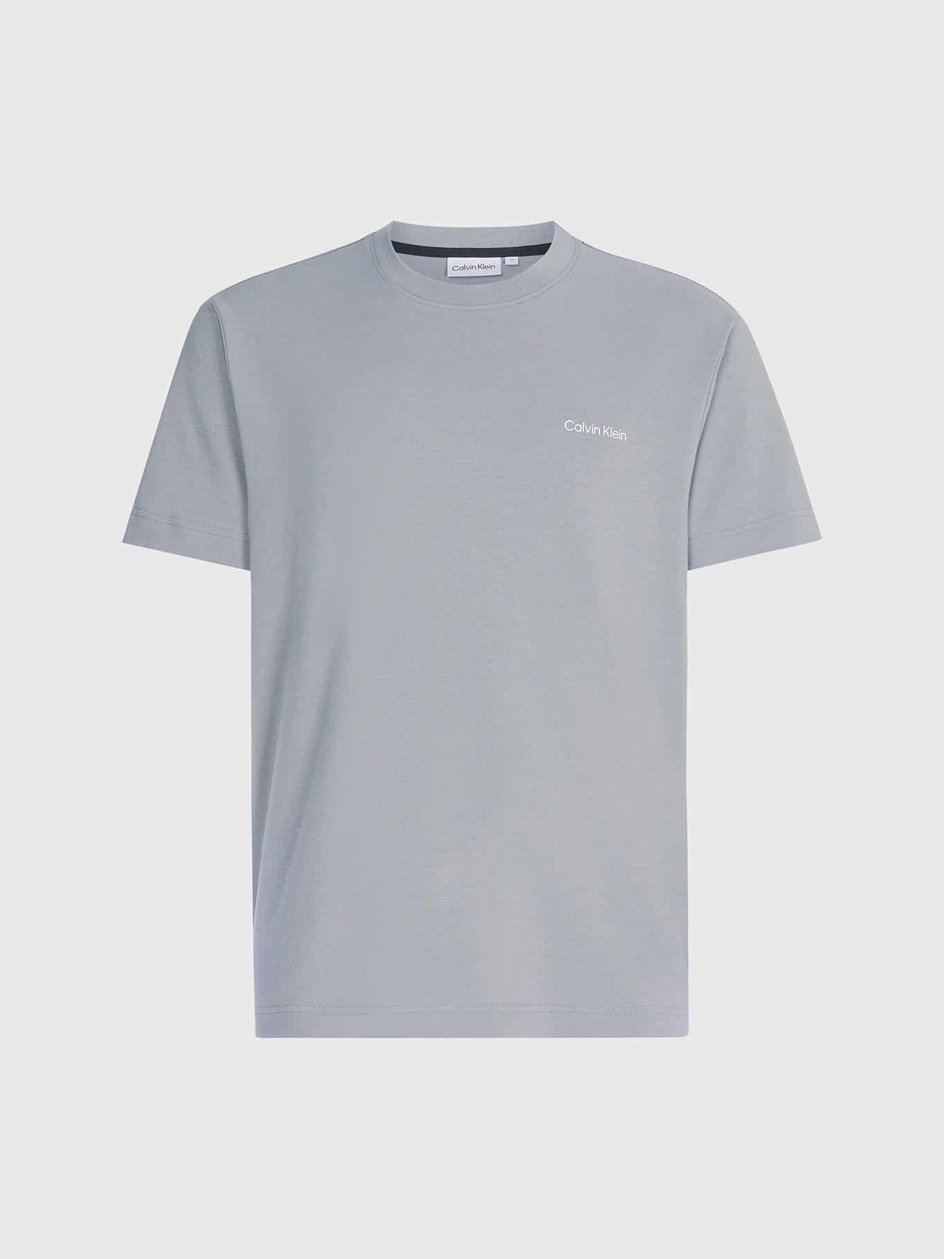 Polera Micro Logo Gris Calvin Klein-4