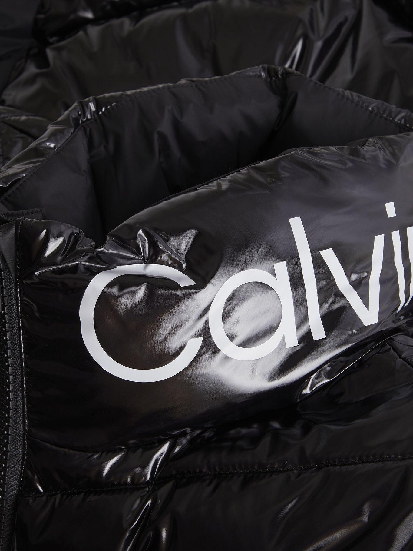 Parka Chevron Quilt Fitted Negro Calvin Klein-2