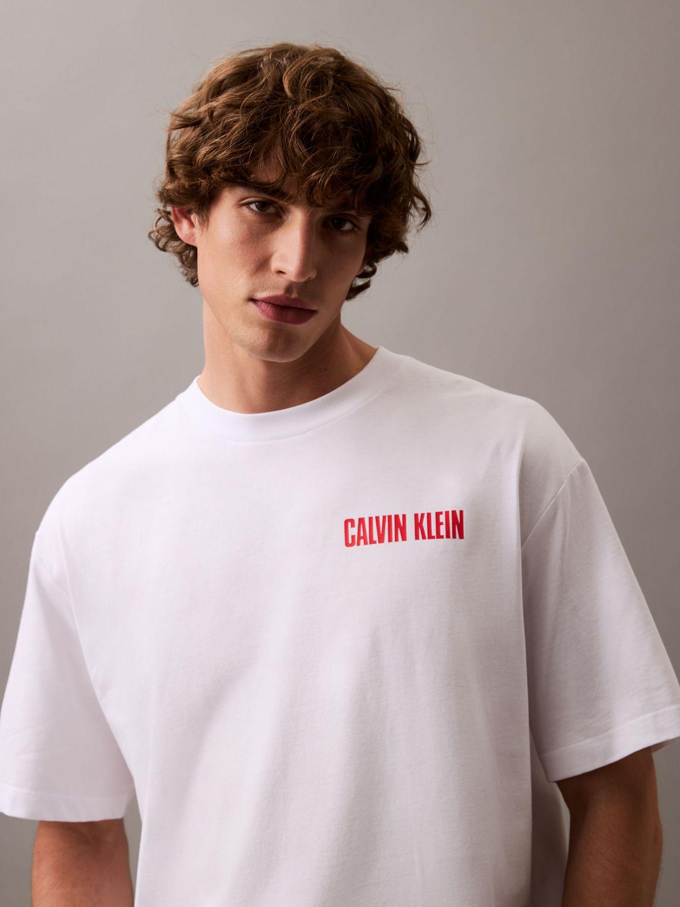 Polera Vert Logo Graphic Blanco Calvin Klein-3