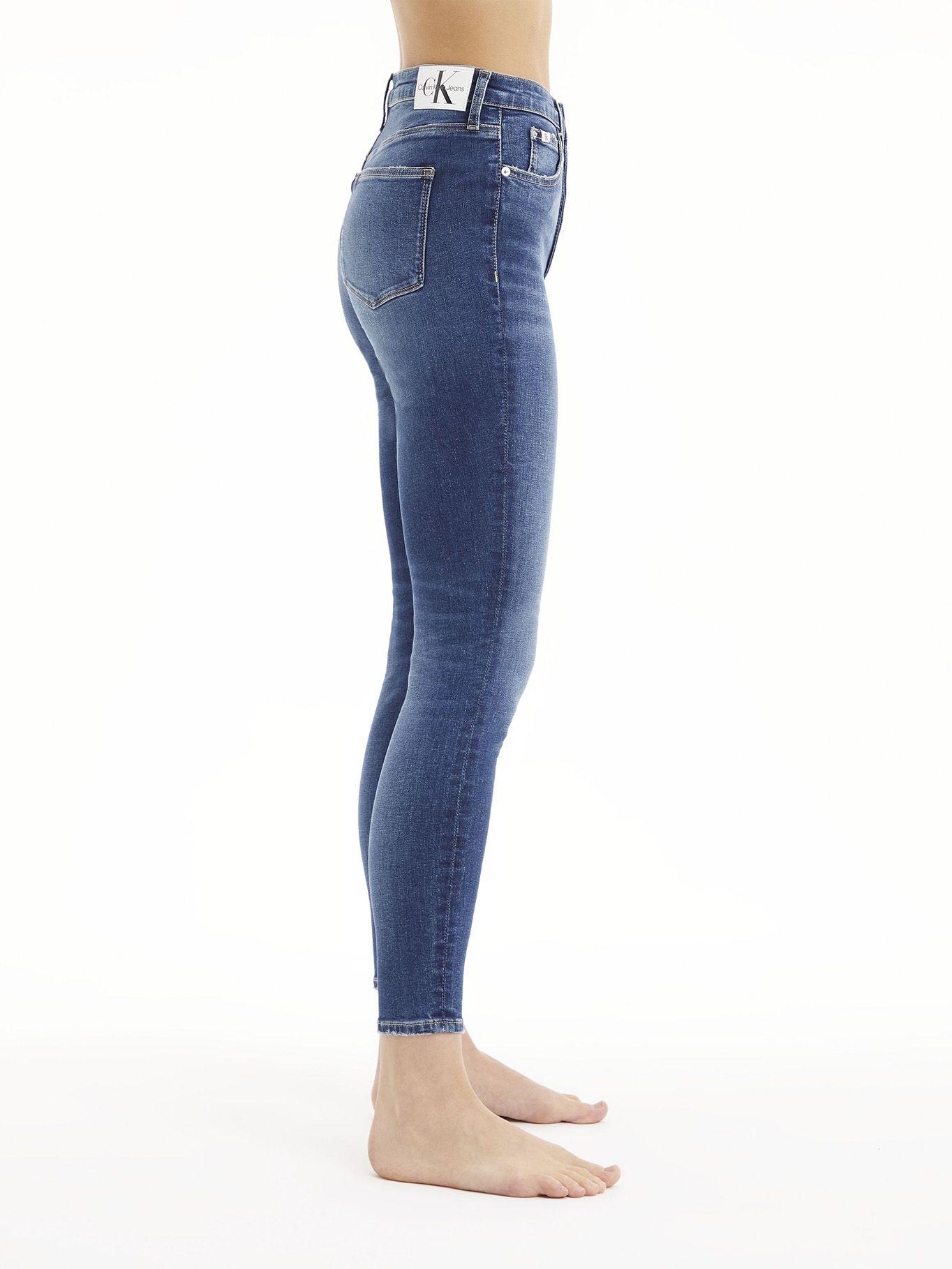 Jeans High Rise Super Skinny Azul Calvin Klein-2