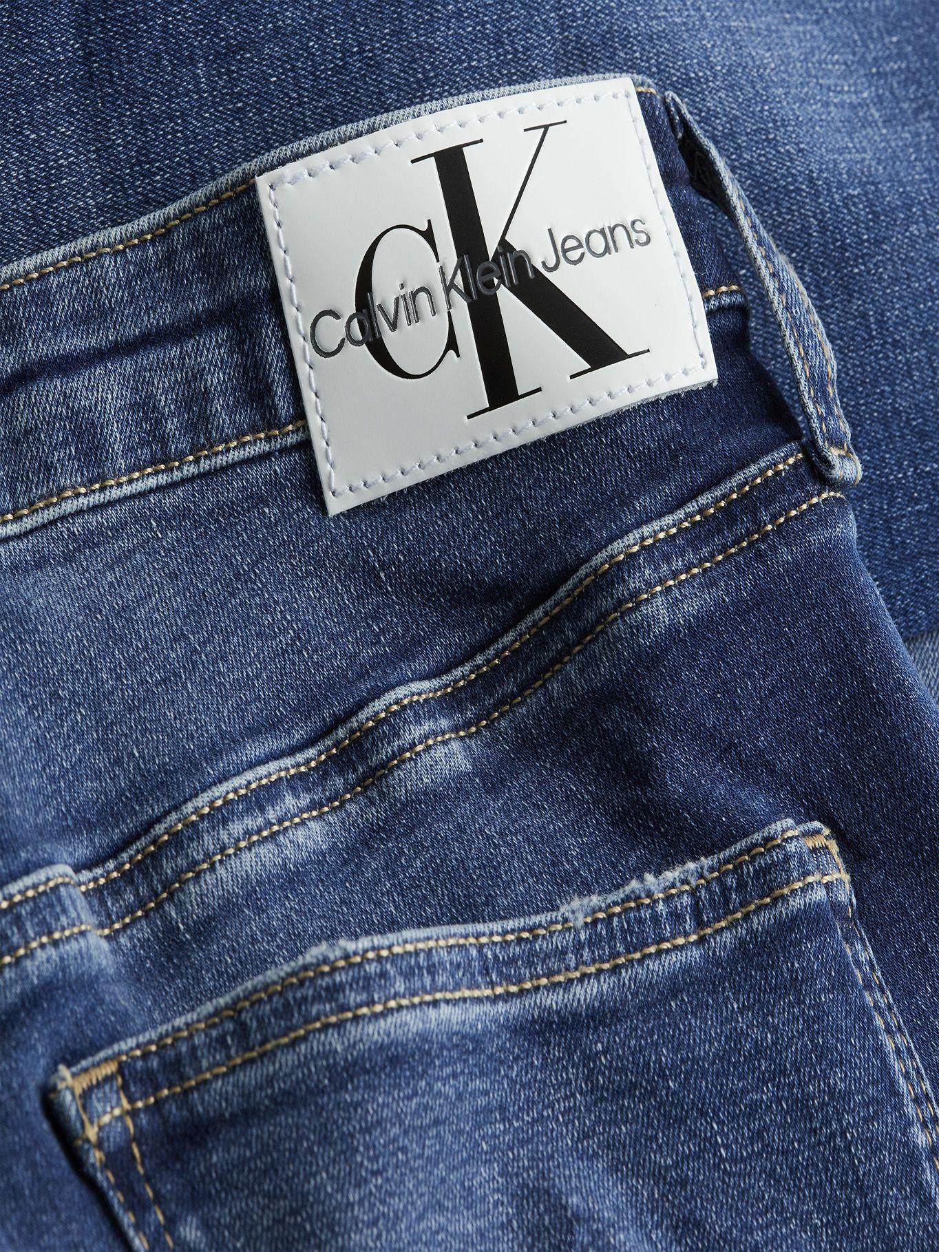 Jeans High Rise Super Skinny Azul Calvin Klein-3