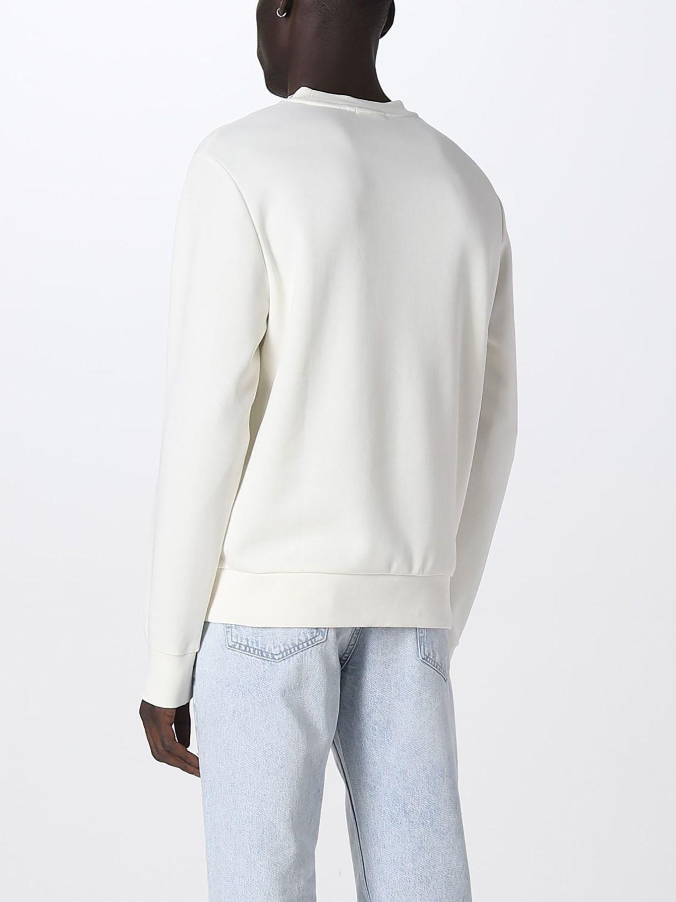 Sudadera con logo en el pecho Blanco Calvin Klein-2