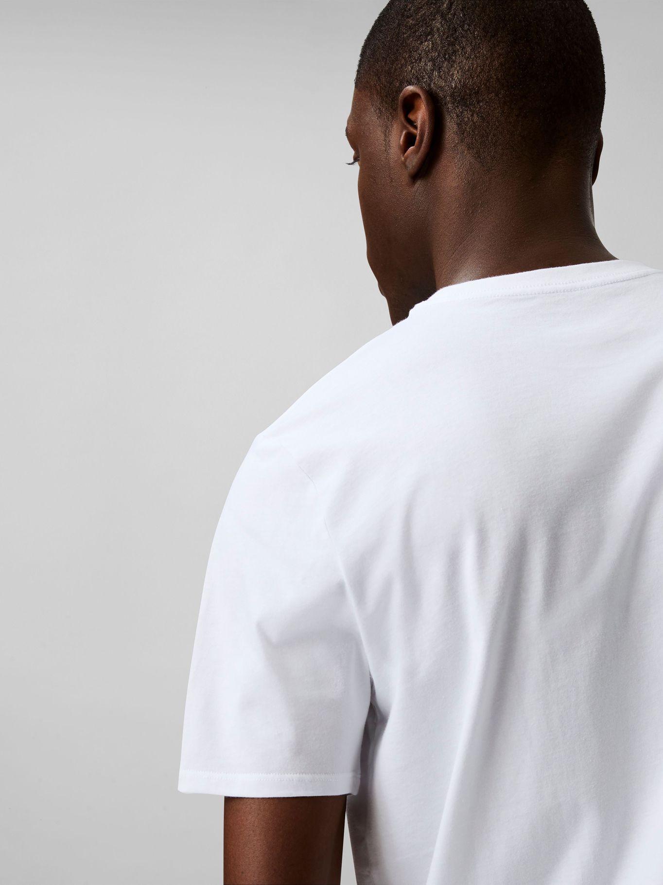 Polera con Logotipo Tonal Blanco Calvin Klein-4