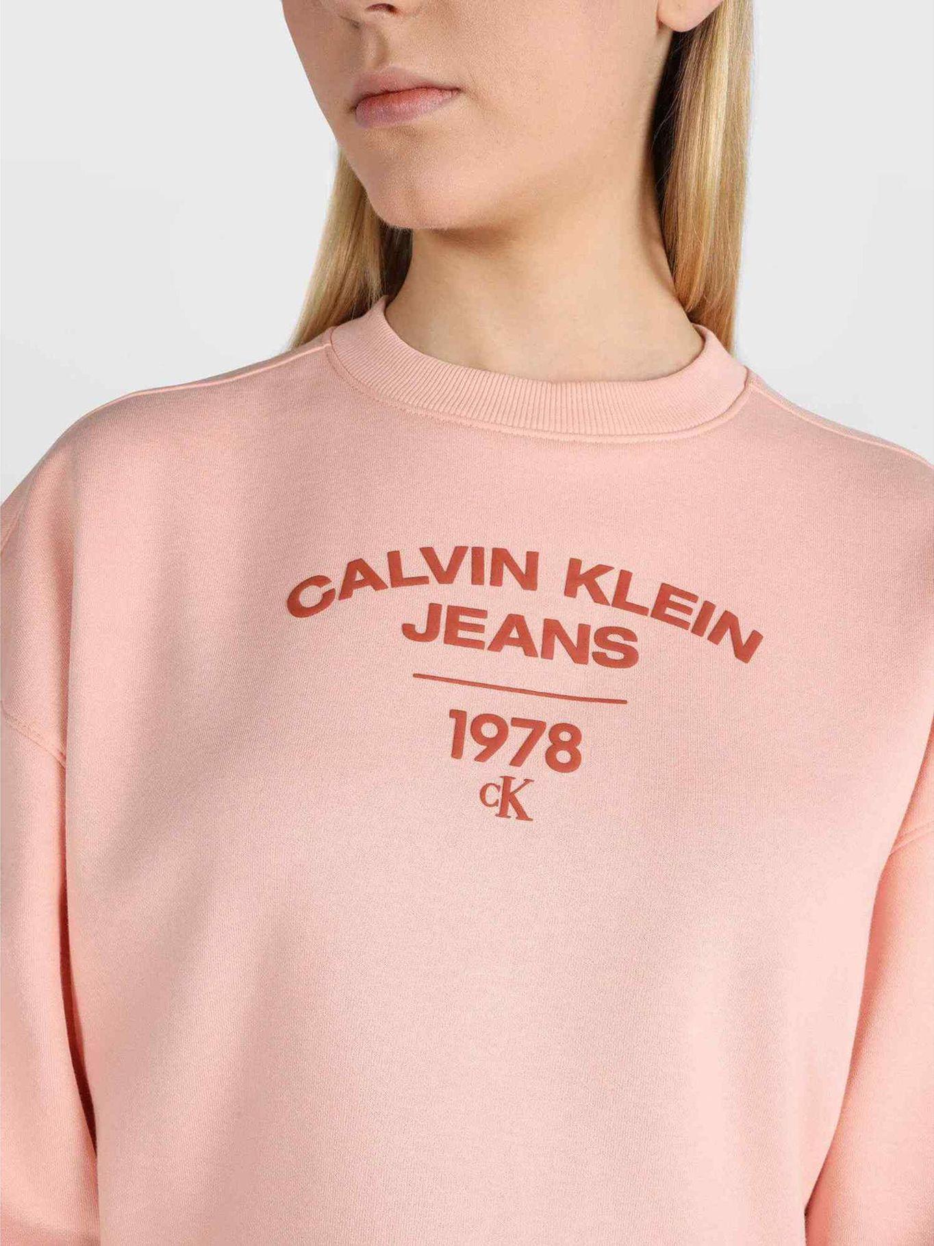 Polerón Universiraria Varsity Rosado Calvin Klein-3