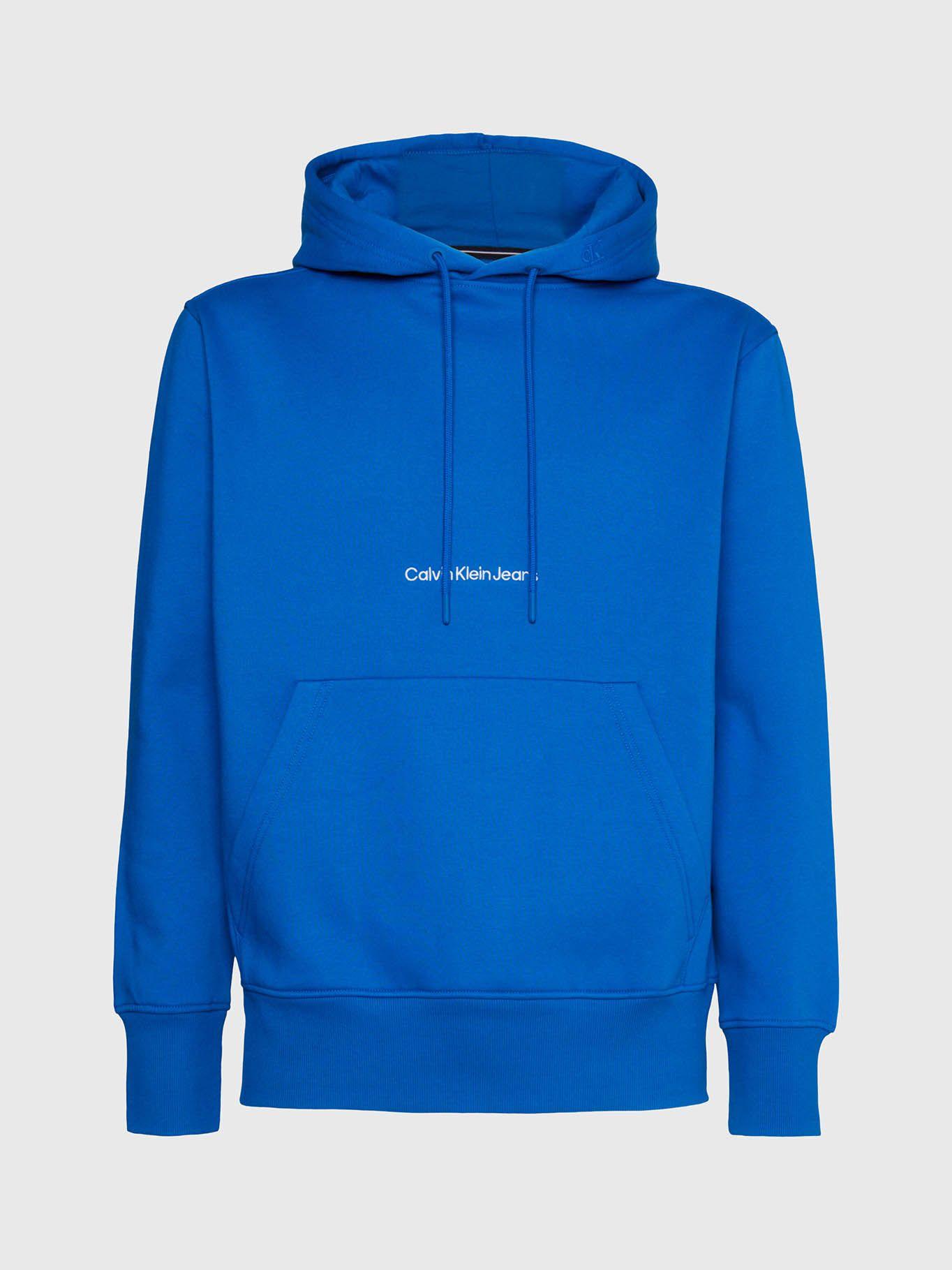 Sudadera con capucha y logo Azul Calvin Klein-5