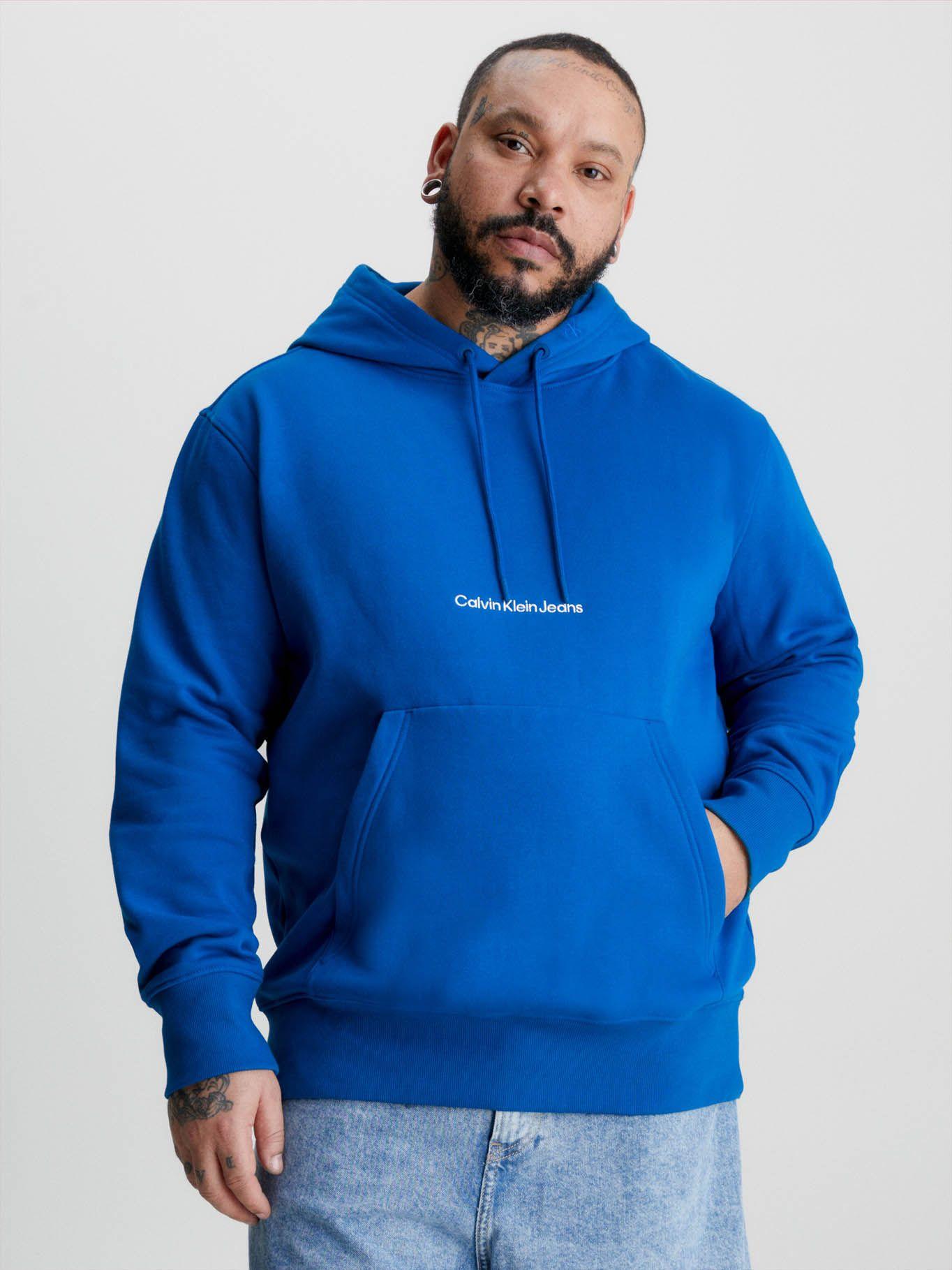 Sudadera con capucha y logo Azul Calvin Klein-4