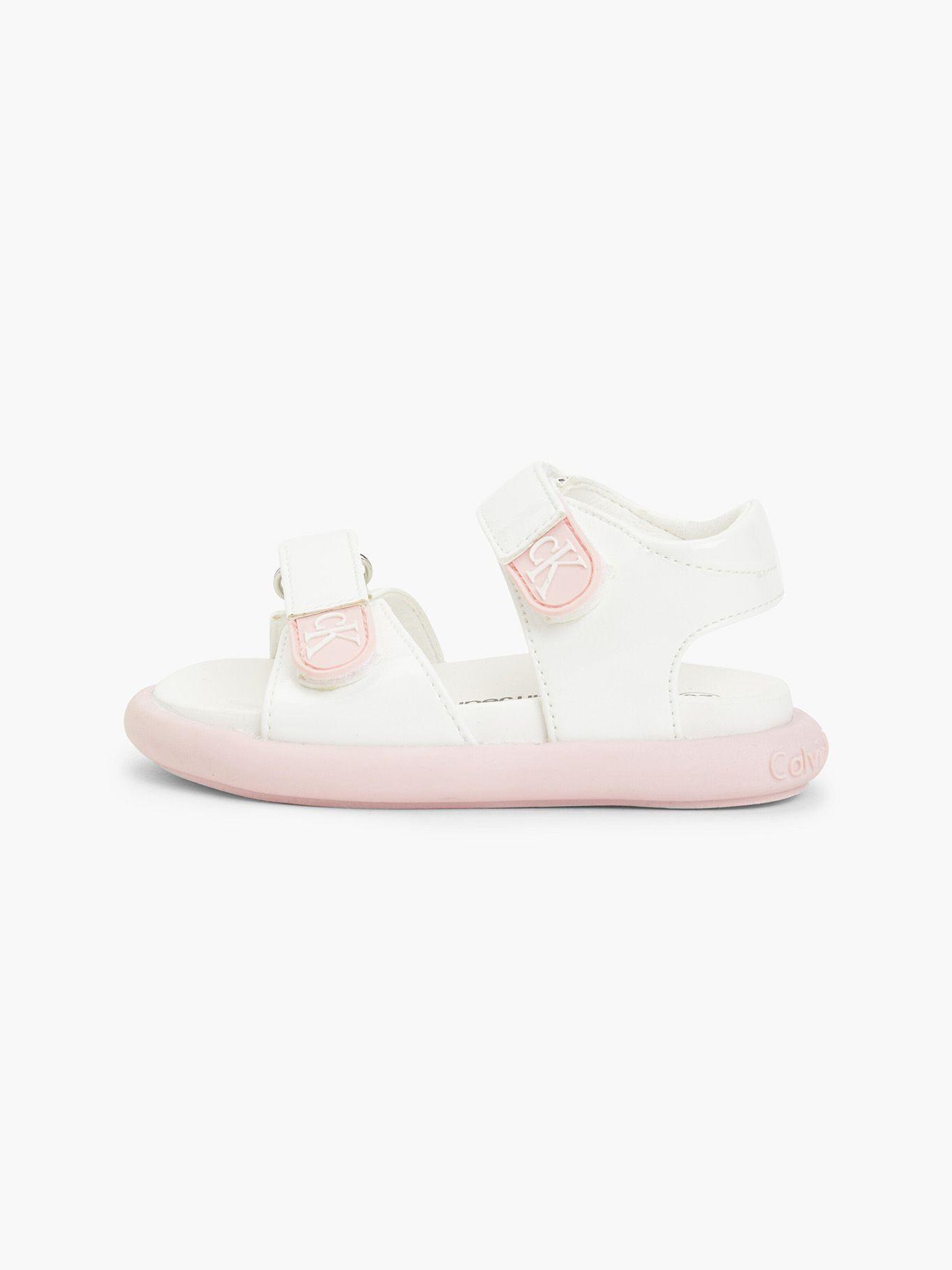 Sandalia Velcro White/Pink Blanco Calvin Klein-5