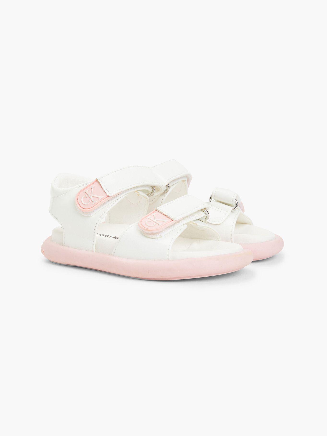 Sandalia Velcro White/Pink Blanco Calvin Klein-0