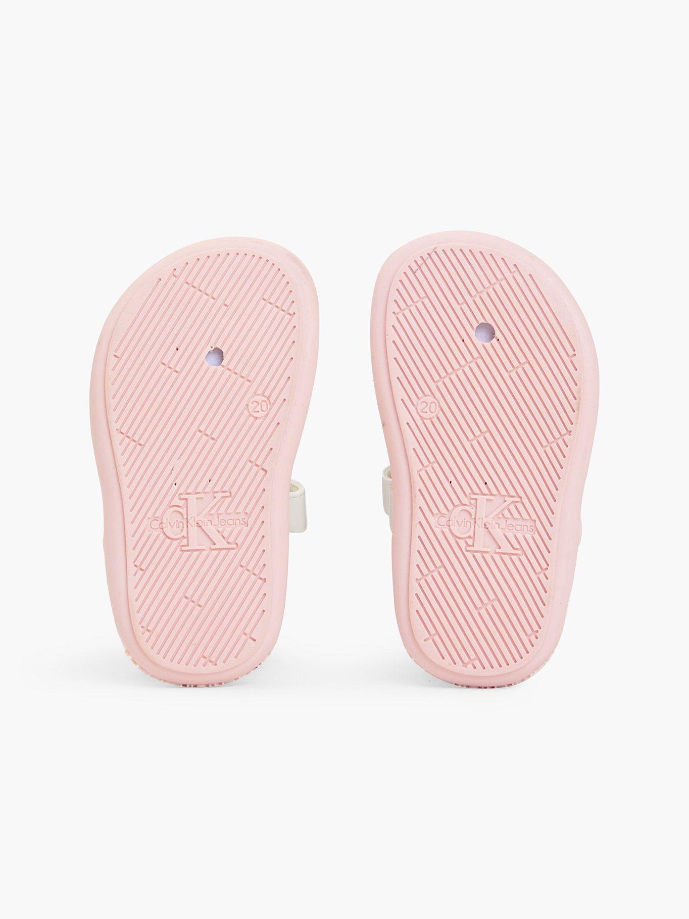 Sandalia Velcro White/Pink Blanco Calvin Klein-3