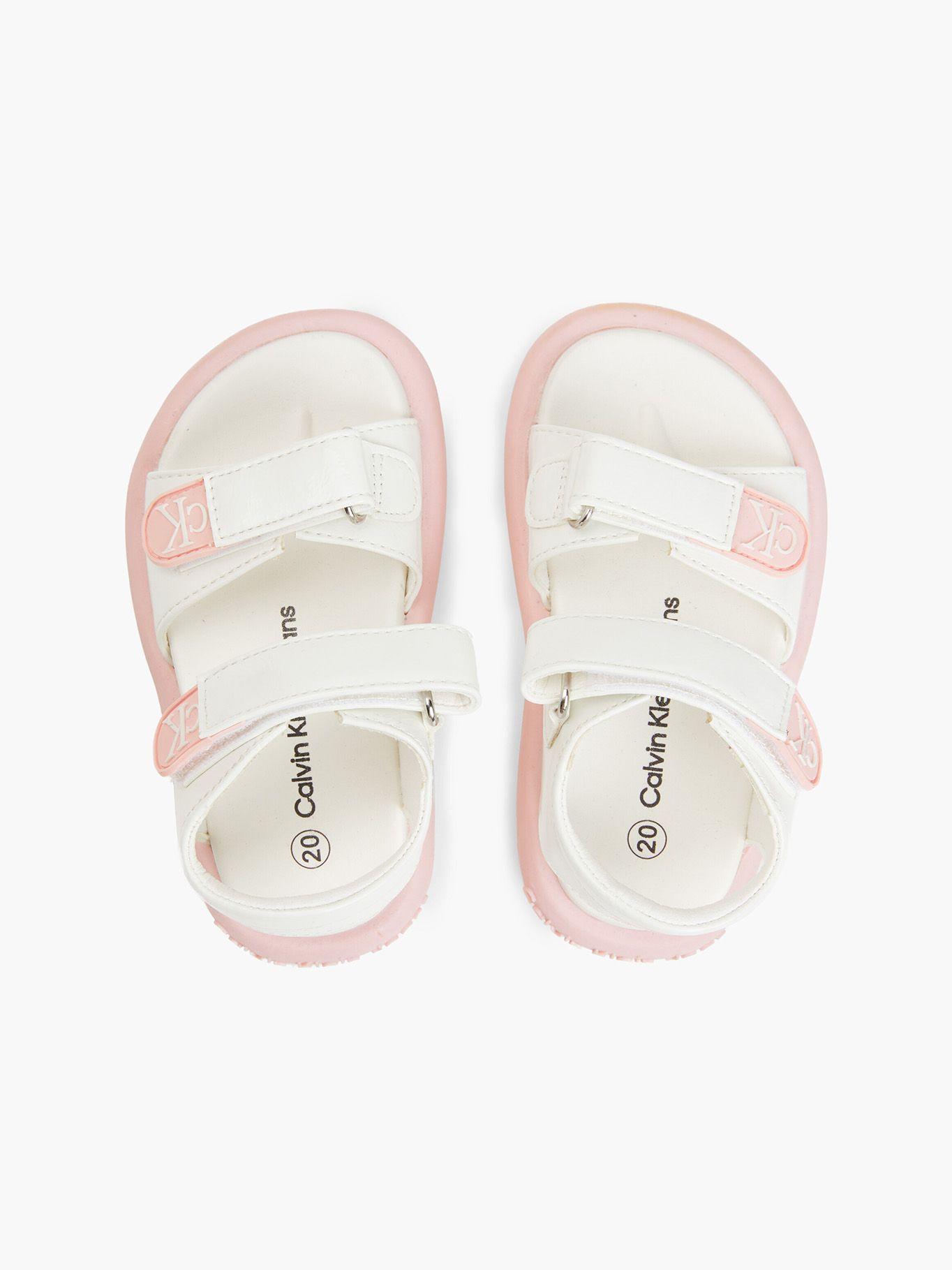 Sandalia Velcro White/Pink Blanco Calvin Klein-2