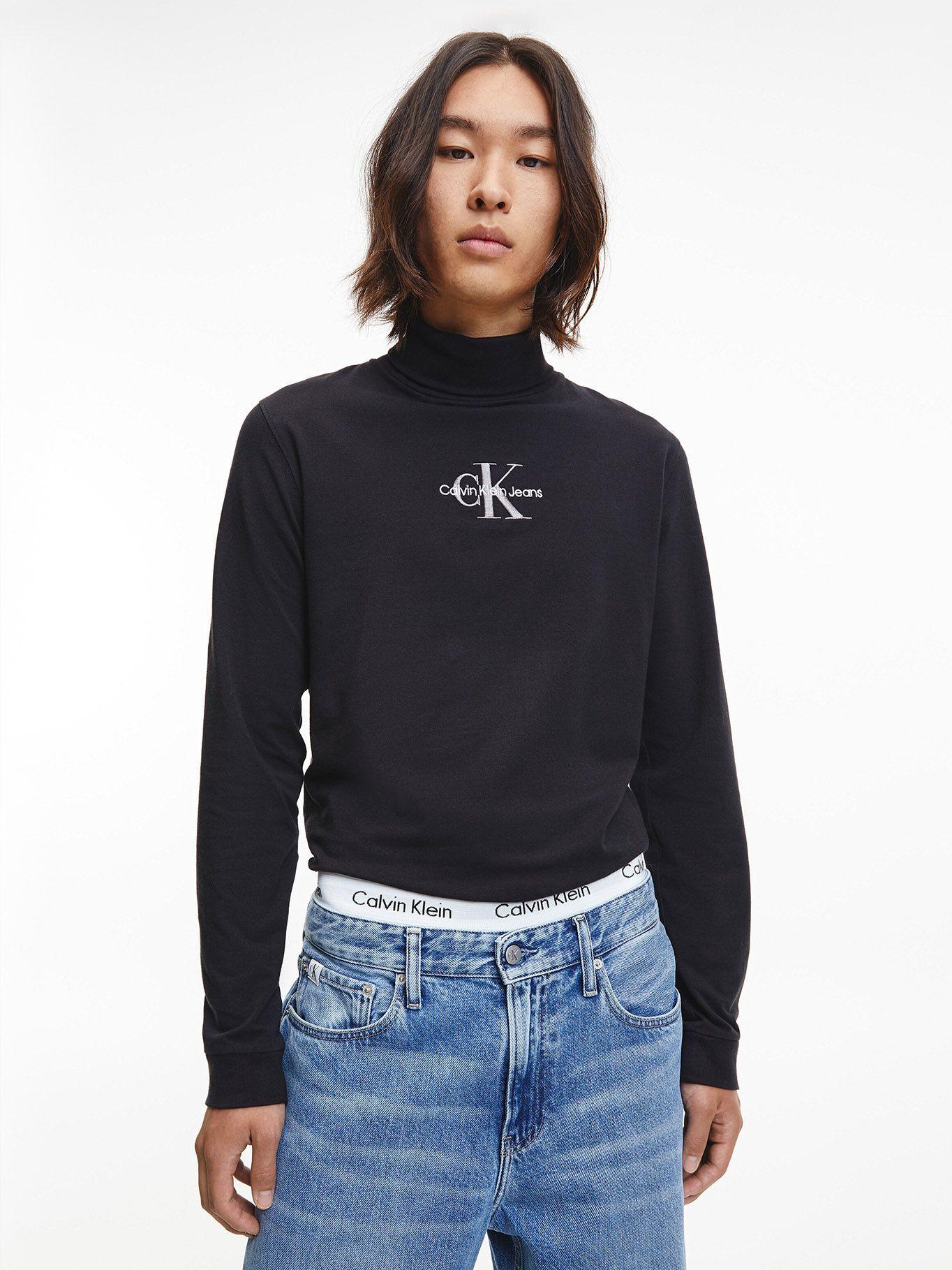 Polera Ls Monologo Negro BEH Calvin Klein-0