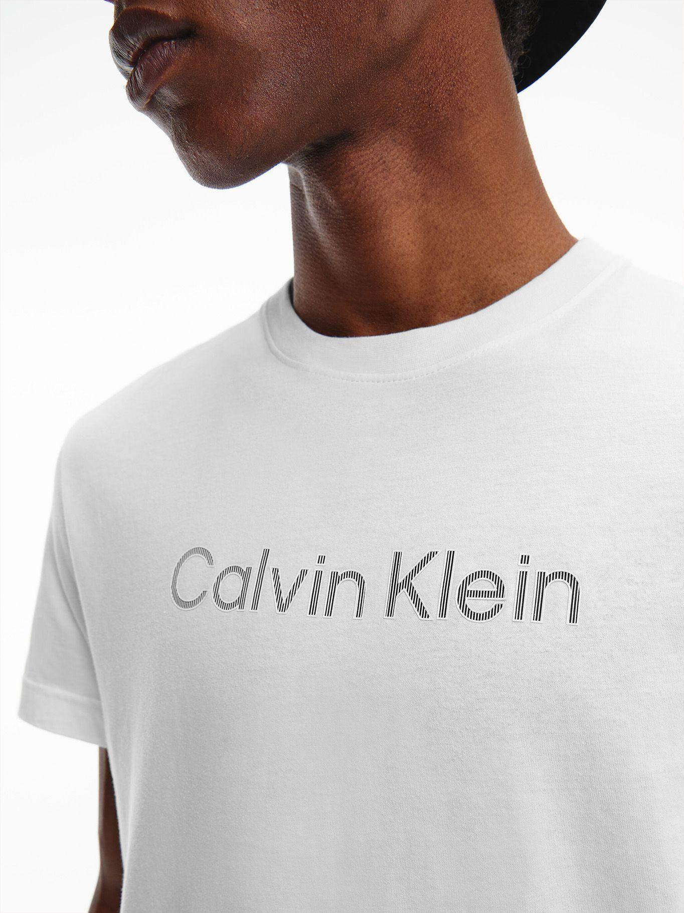 Polera Raised Striped Blanco Calvin Klein-3