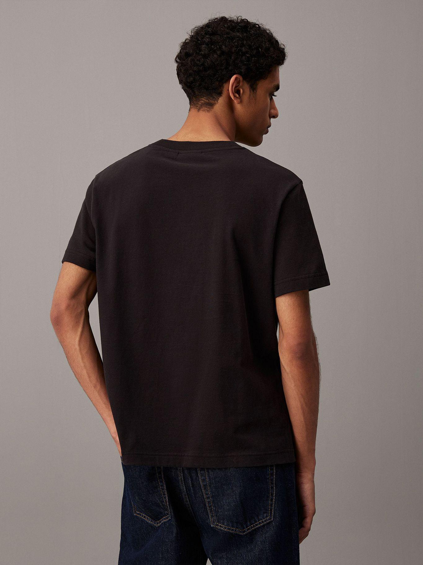 Polera Chenille Monologo Negro Calvin Klein-2