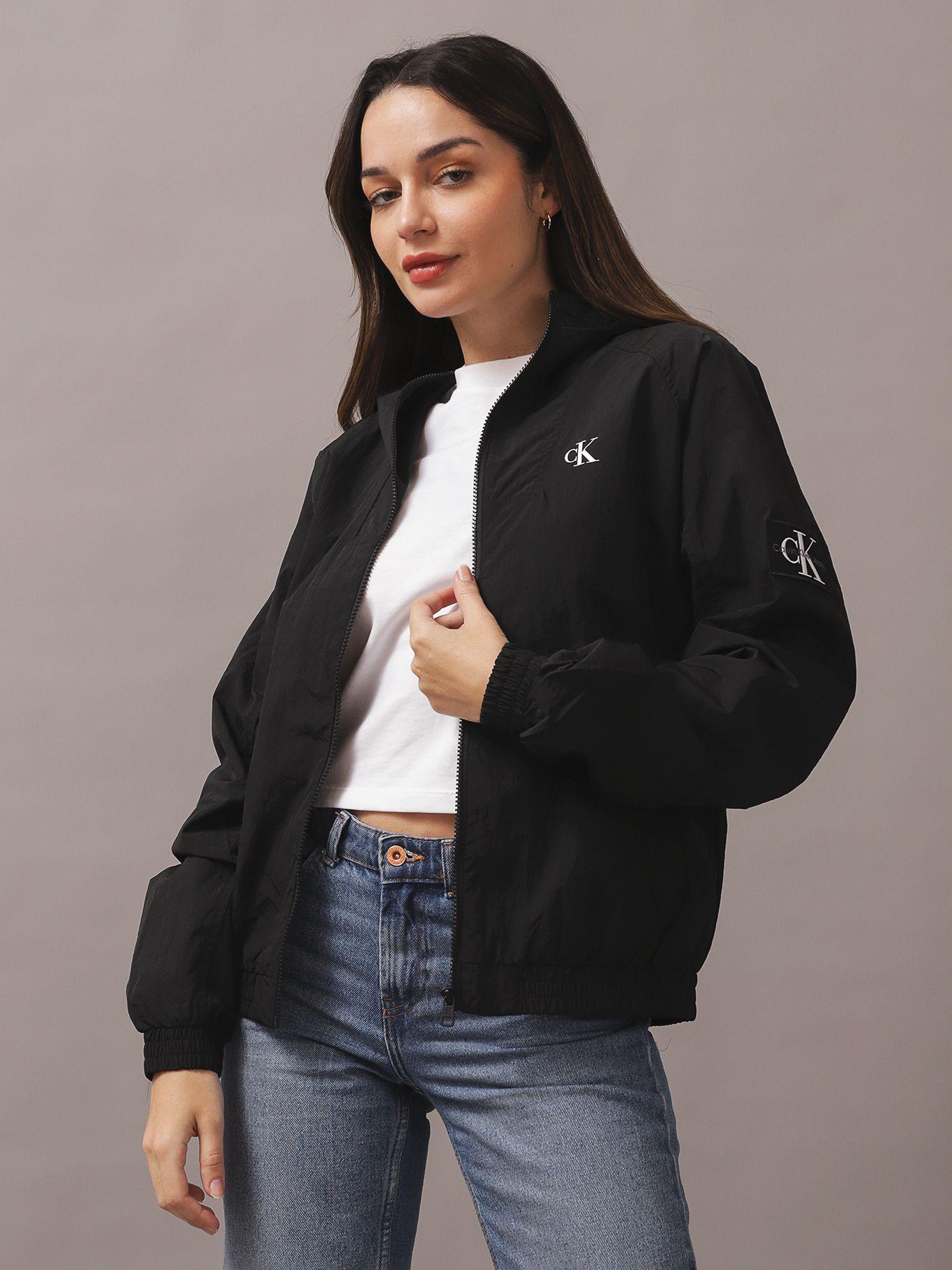 Chaqueta Unpadded Harrington Negro Calvin Klein-0