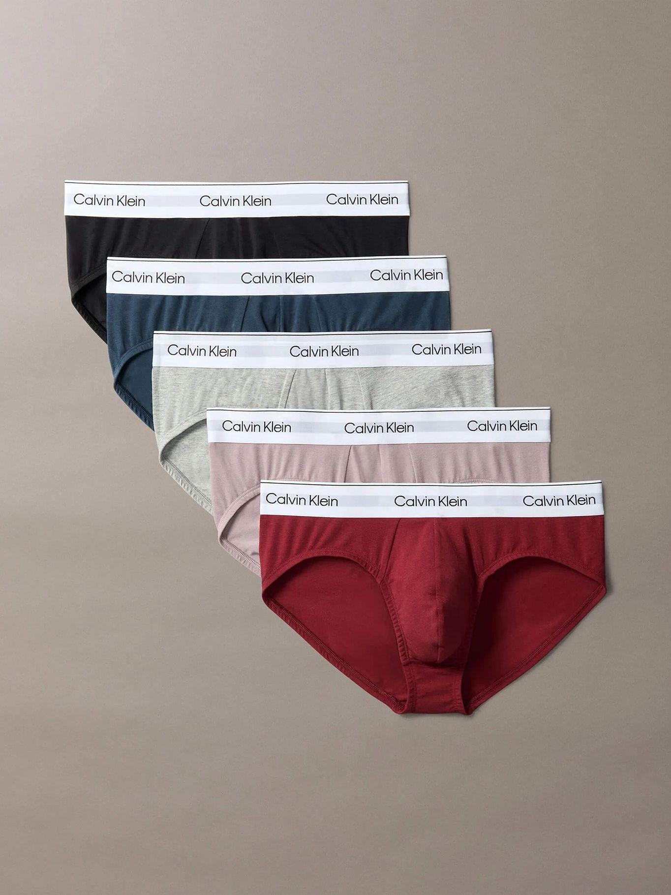 Pack 5 Slips Modern Cot Holiday Multicolor Calvin Klein-0