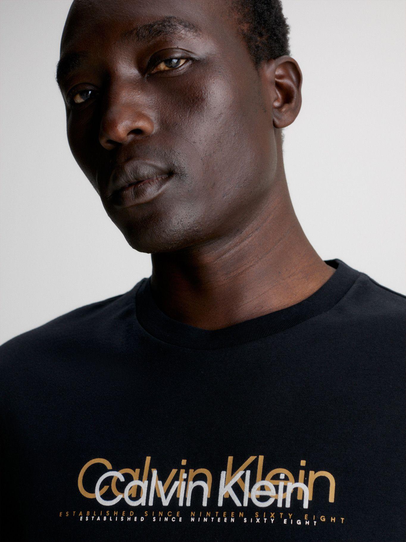 Polera Double Flock Negro Calvin Klein-3