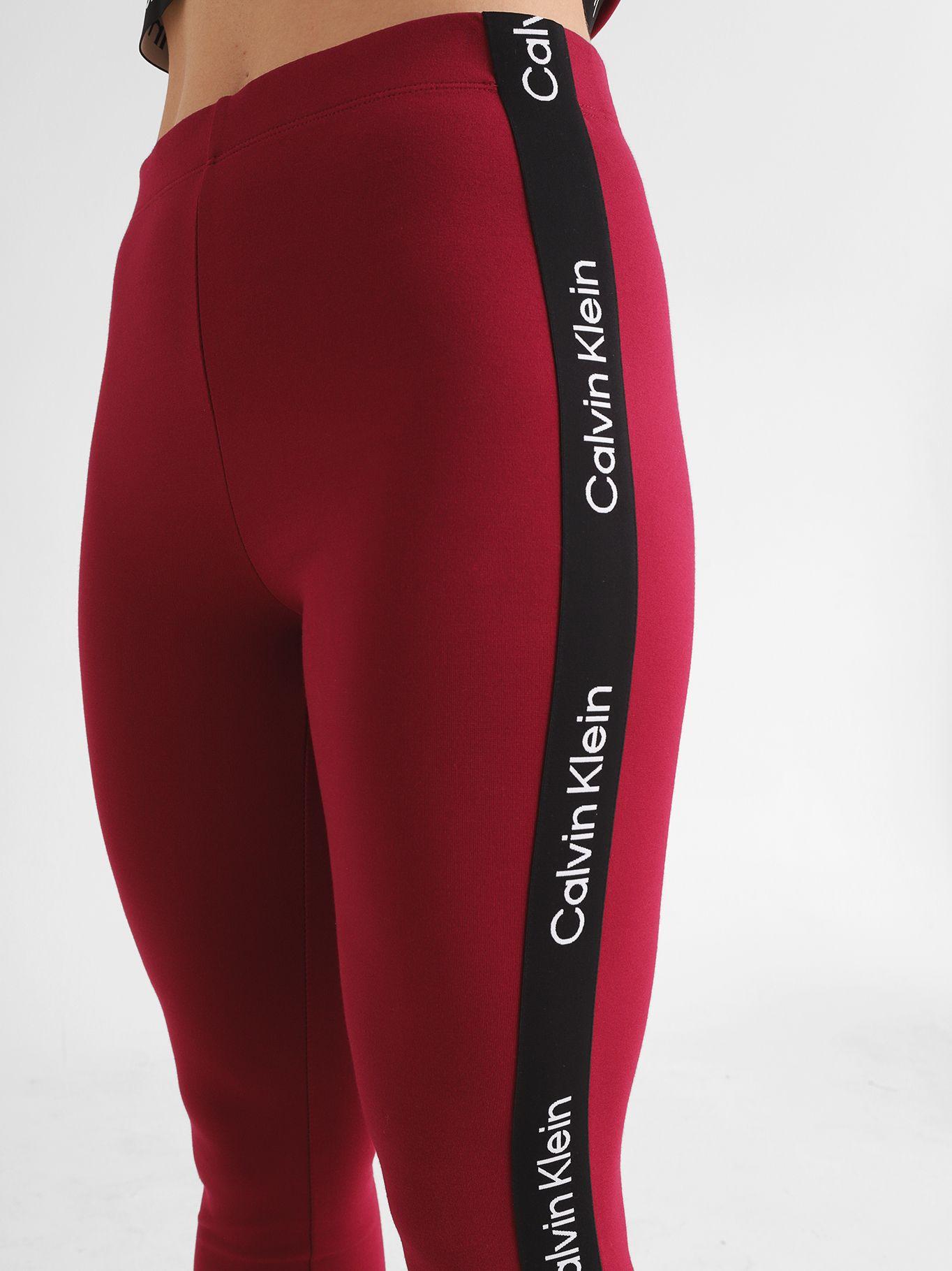 Leggings Minimal Logo Rojo Calvin Klein-3