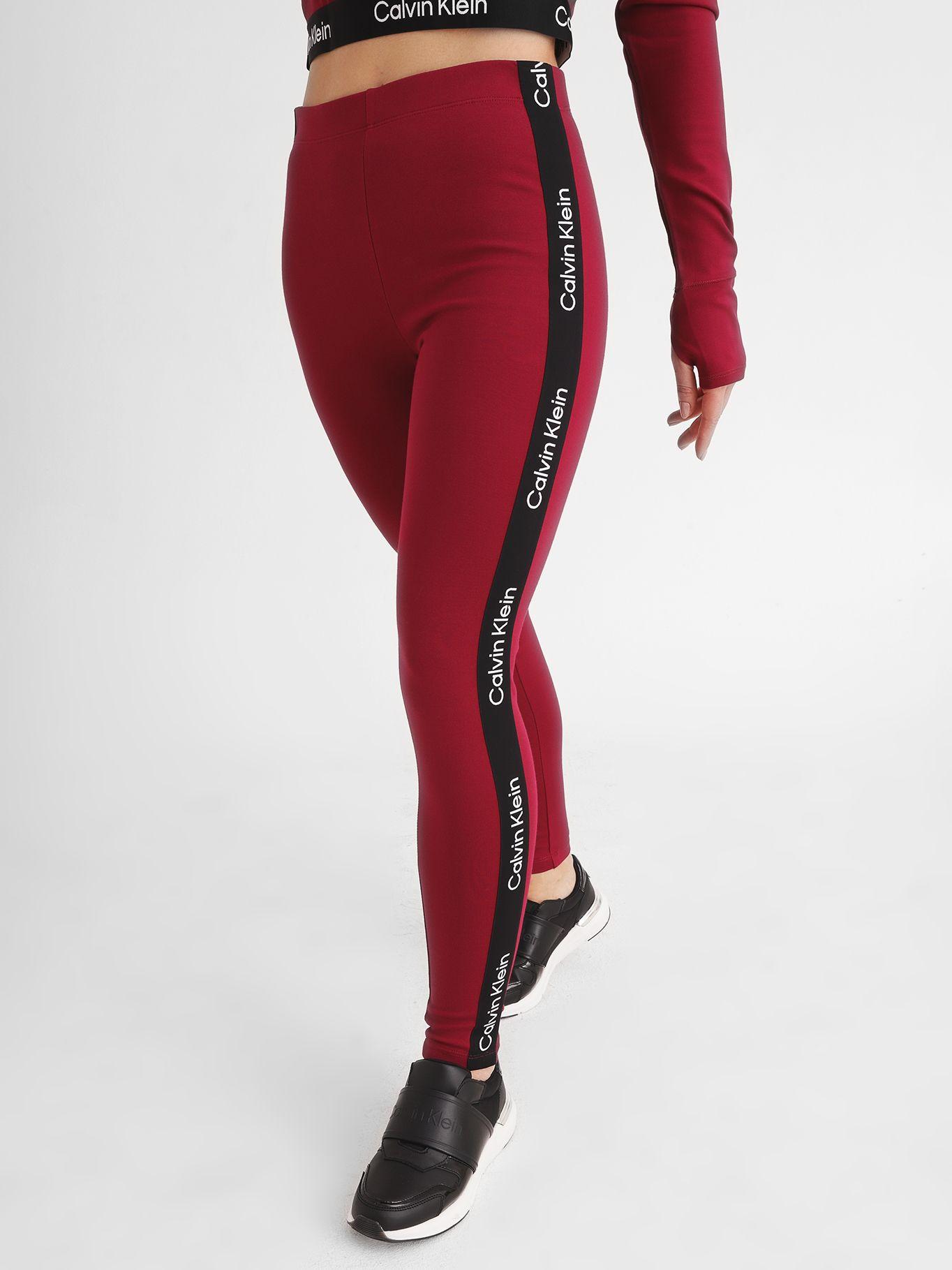 Leggings Minimal Logo Rojo Calvin Klein-0