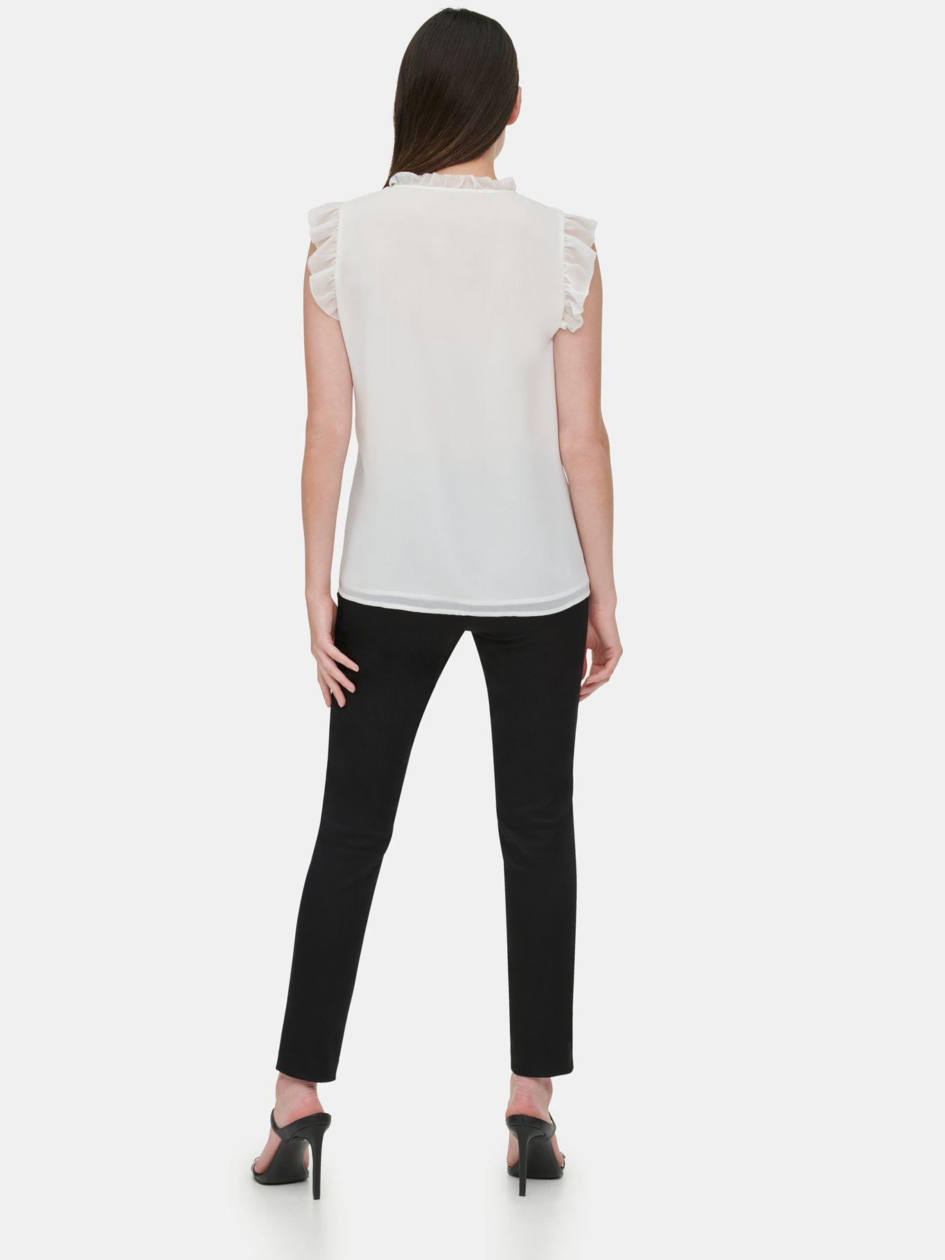 Blusa Alforzas Blanco Calvin Klein-1