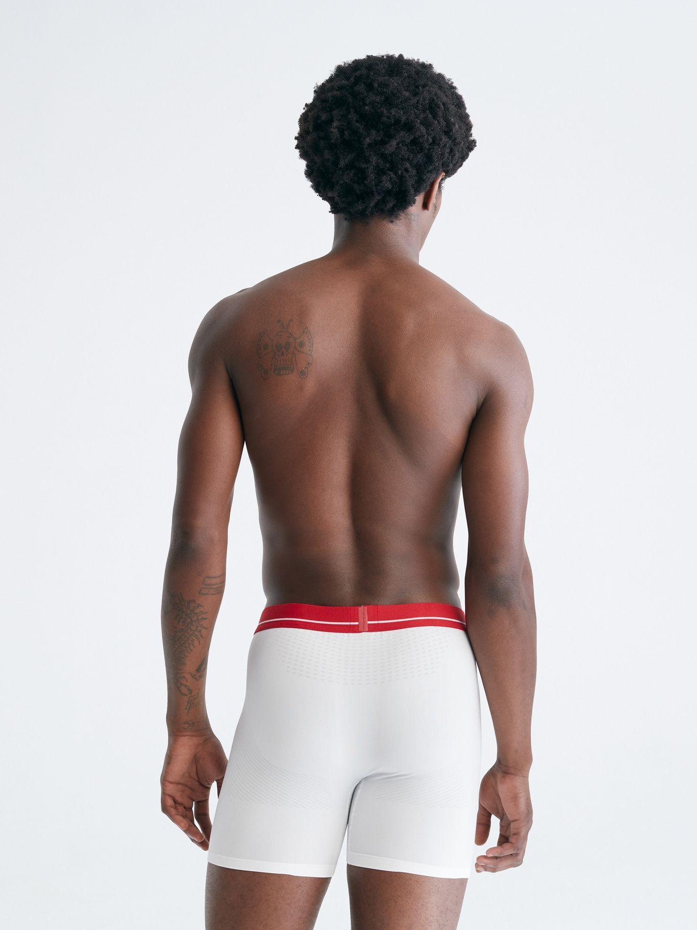 Boxer Largo Brief Blanco Calvin Klein-1