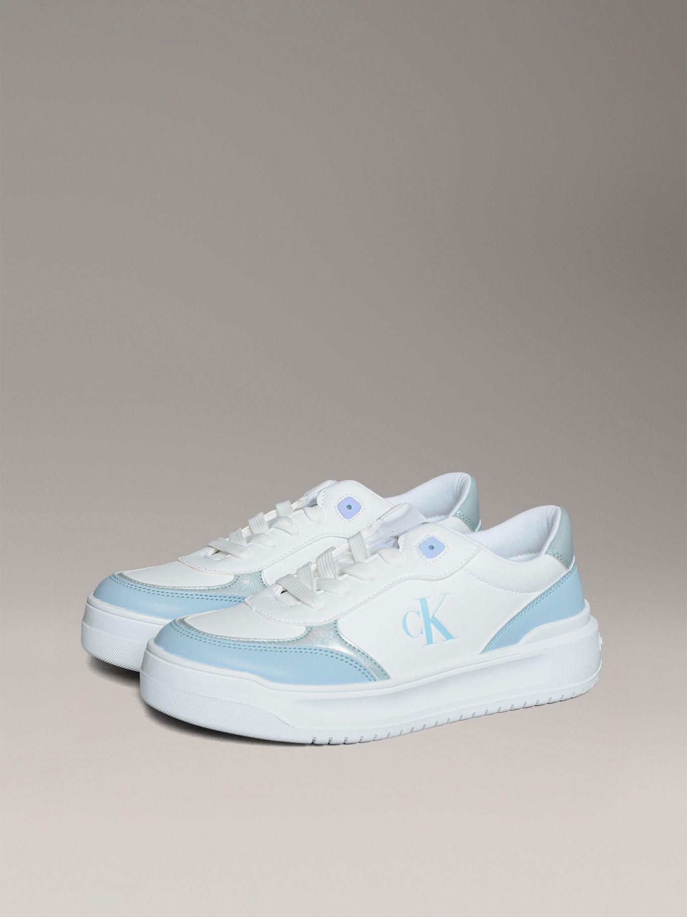 Zapatillas Niña con Cordones Celeste Calvin Klein-0