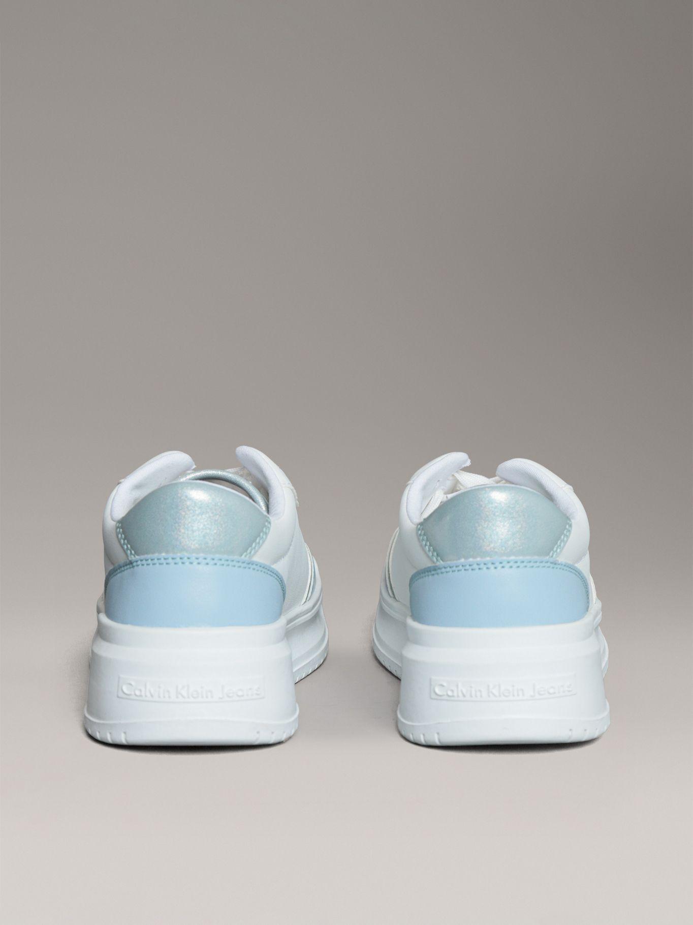 Zapatillas Niña con Cordones Celeste Calvin Klein-1