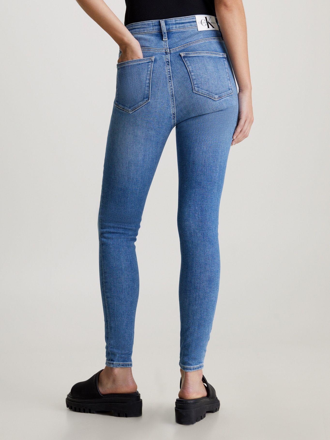 Jeans High Rise Super Skinny Ankle Azul Calvin Klein-2