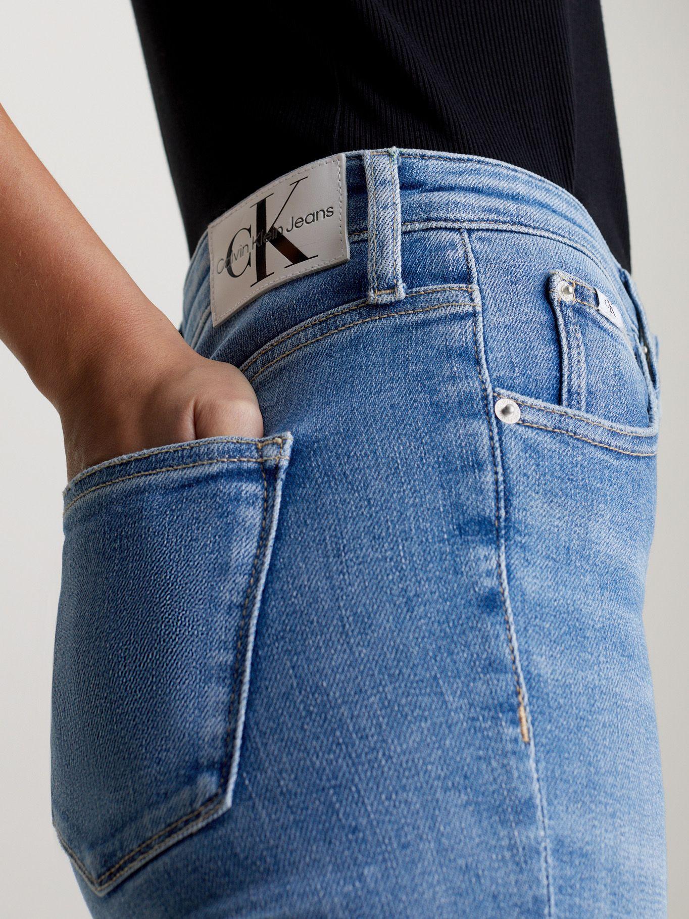 Jeans High Rise Super Skinny Ankle Azul Calvin Klein-3