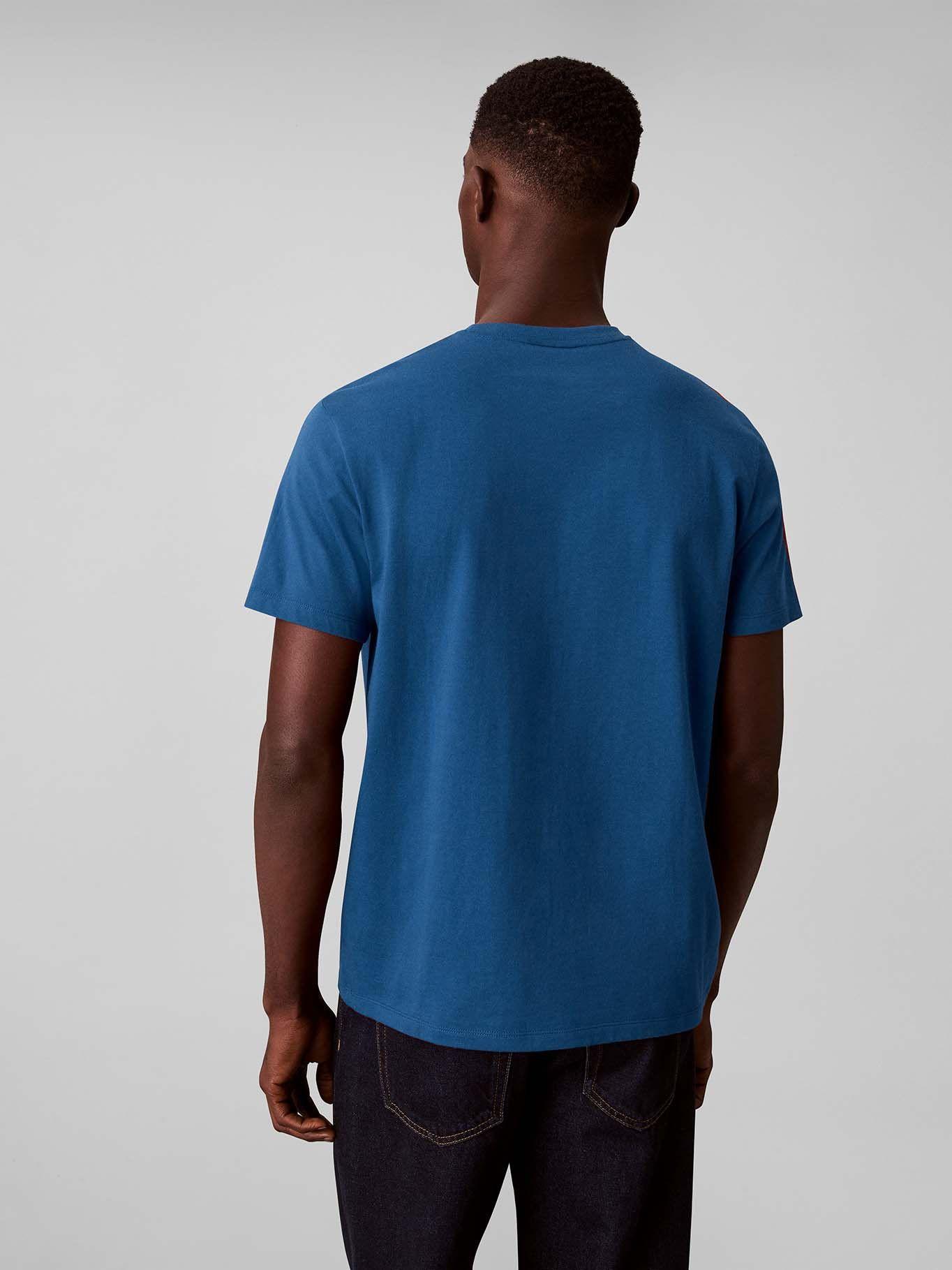 Polera Clásica con Monograma Azul Calvin Klein-2