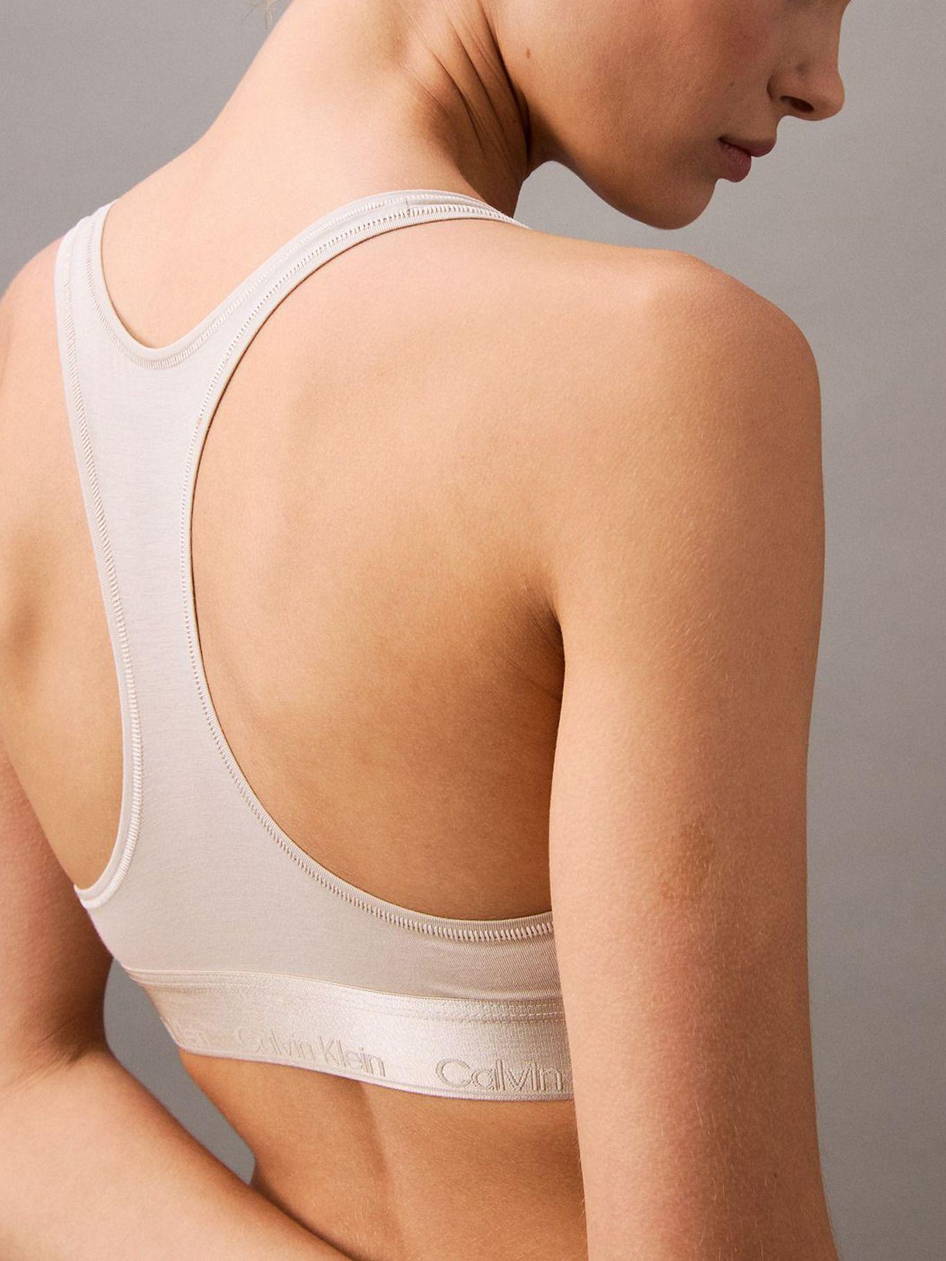 Bralette Modern Cotton 100 Beige Calvin Klein-2