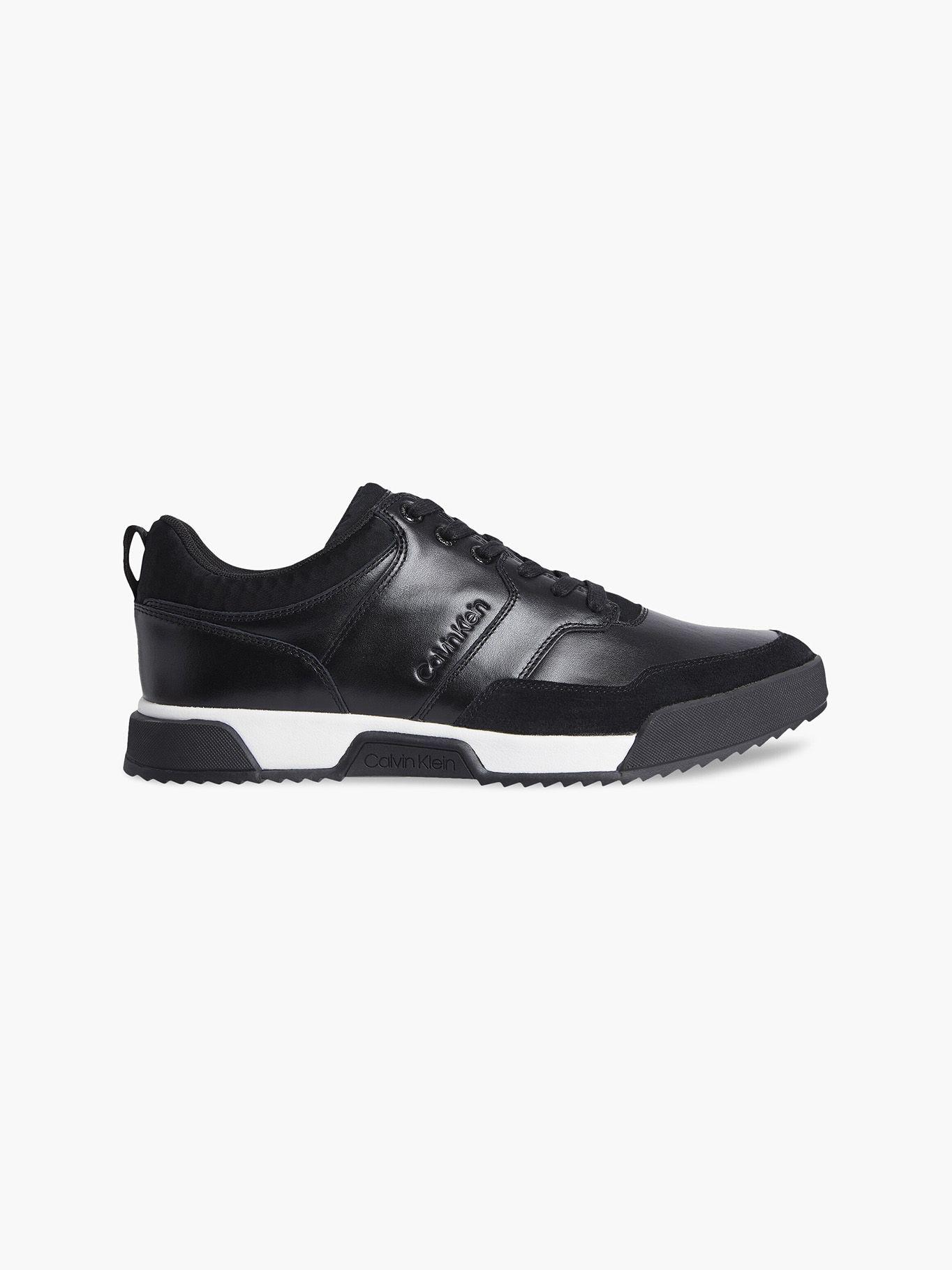 Zapatilla Urbana Low Top Mix Negro Calvin Klein-4