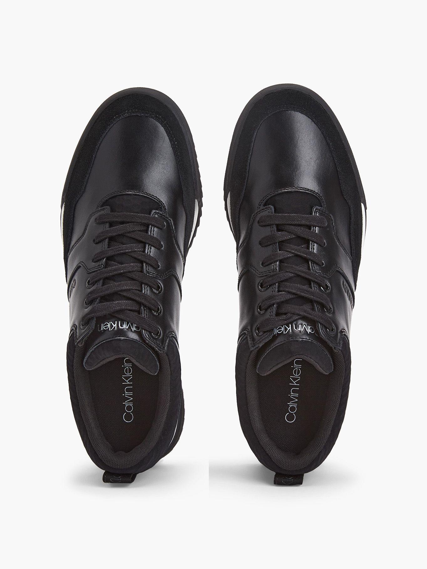 Zapatilla Urbana Low Top Mix Negro Calvin Klein-2