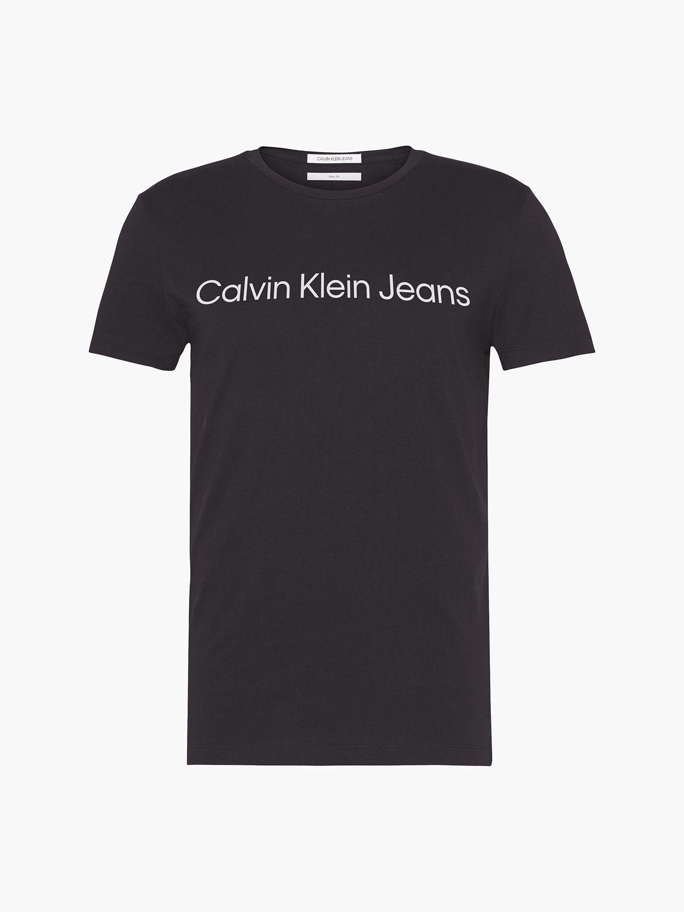 Polera Core Institutional Negro Calvin Klein-4