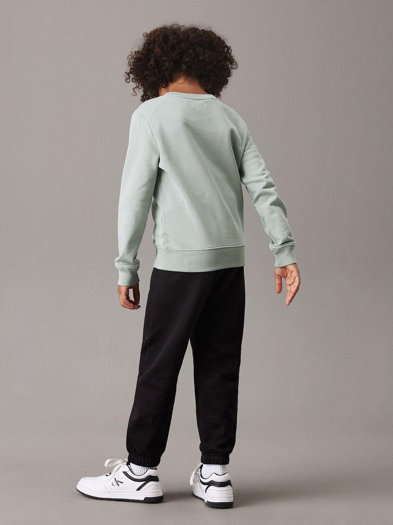 Jogger Niño Waistband Fleece Negro Calvin Klein-2