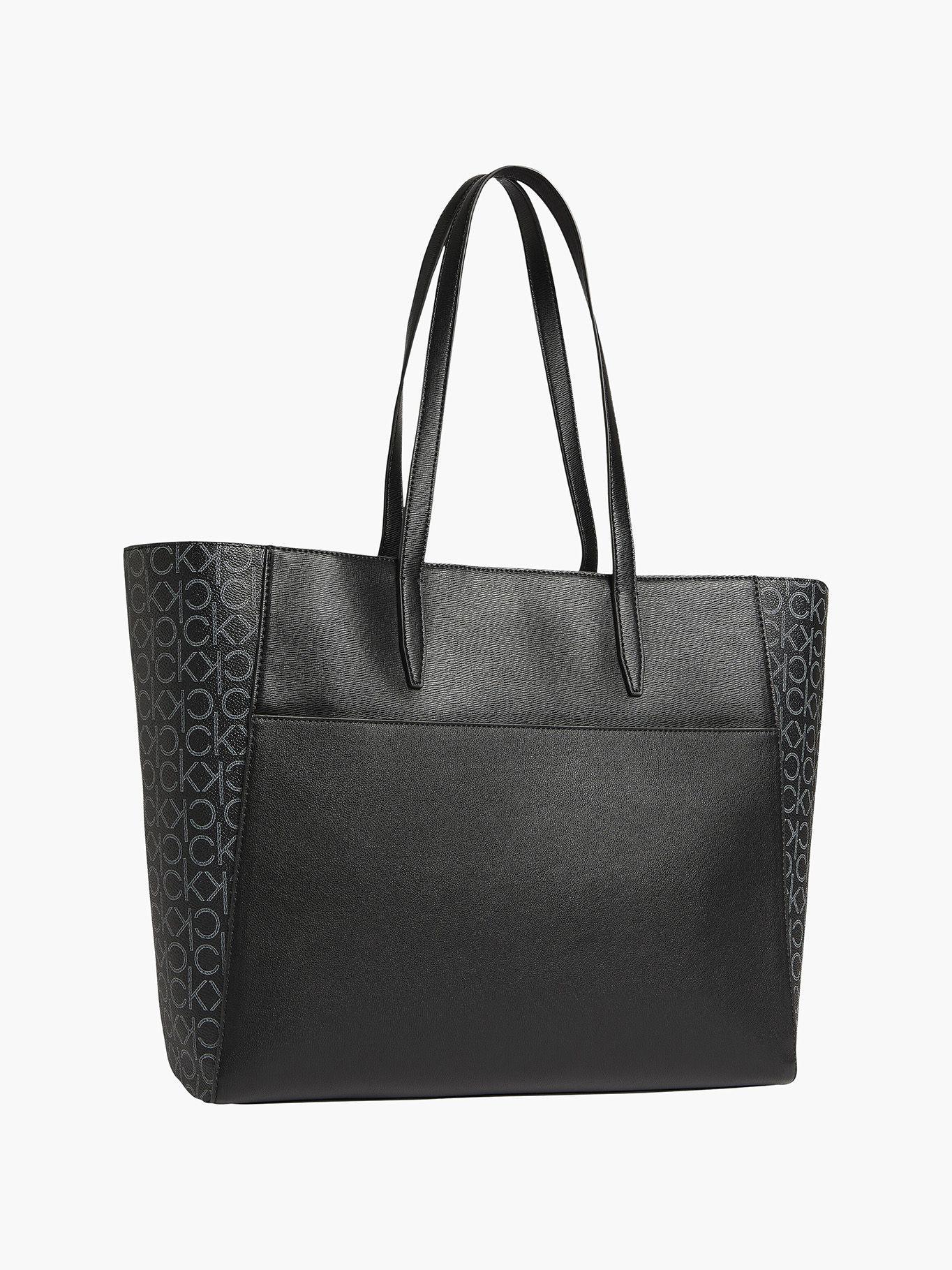 Cartera Tote Mono Mix Negro Calvin Klein-0