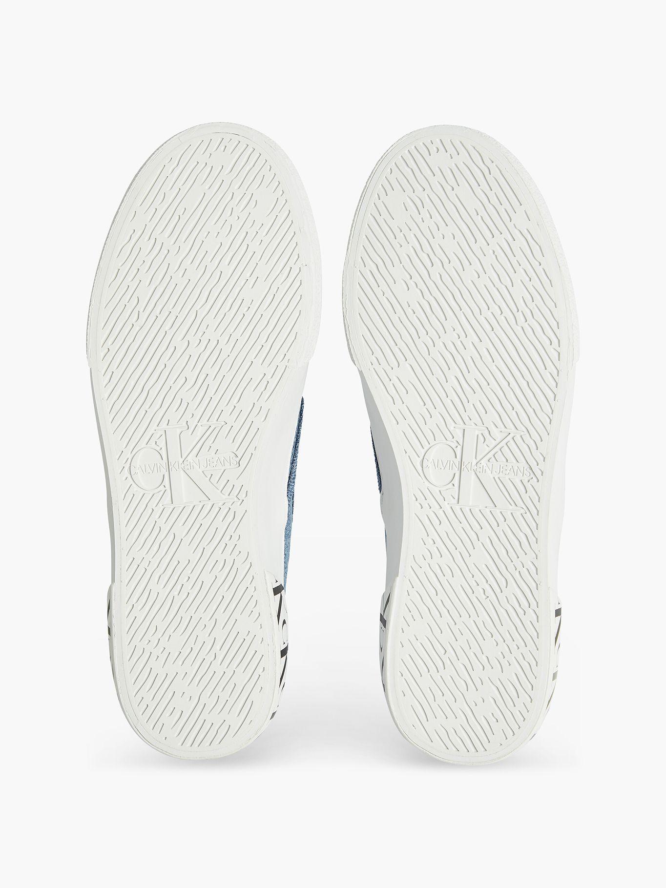 Zapatilla Slip-On Cupsole Laceup Azul Calvin Klein-3