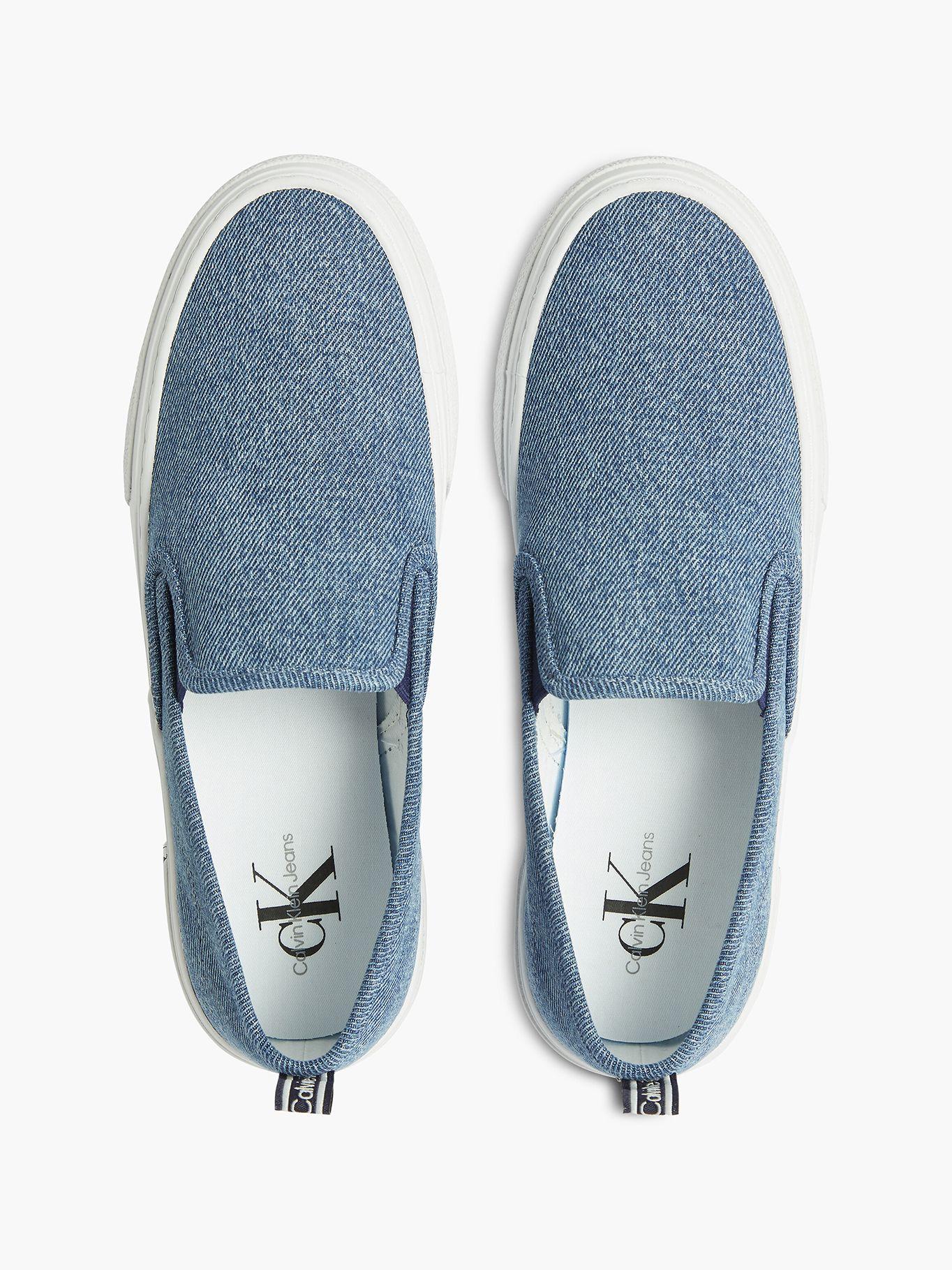 Zapatilla Slip-On Cupsole Laceup Azul Calvin Klein-2