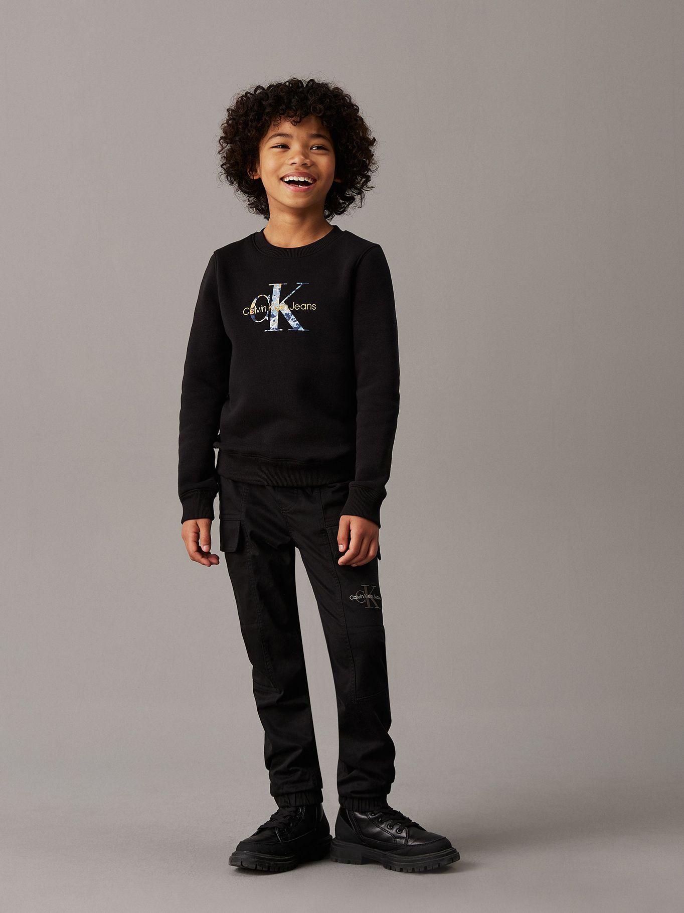 Polerón Niño Filled-In Photo Negro Calvin Klein-1