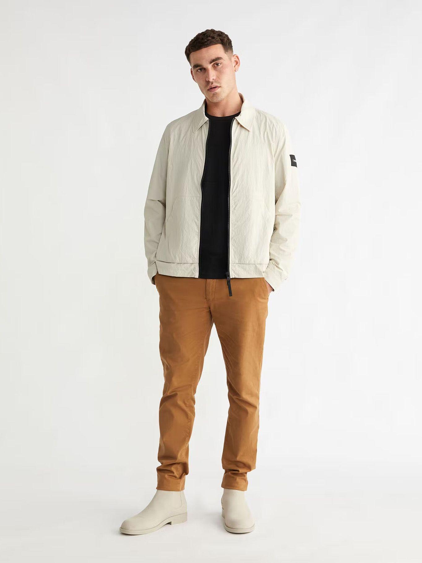 Parka Nylon Pocket Blouson Beige Calvin Klein-1